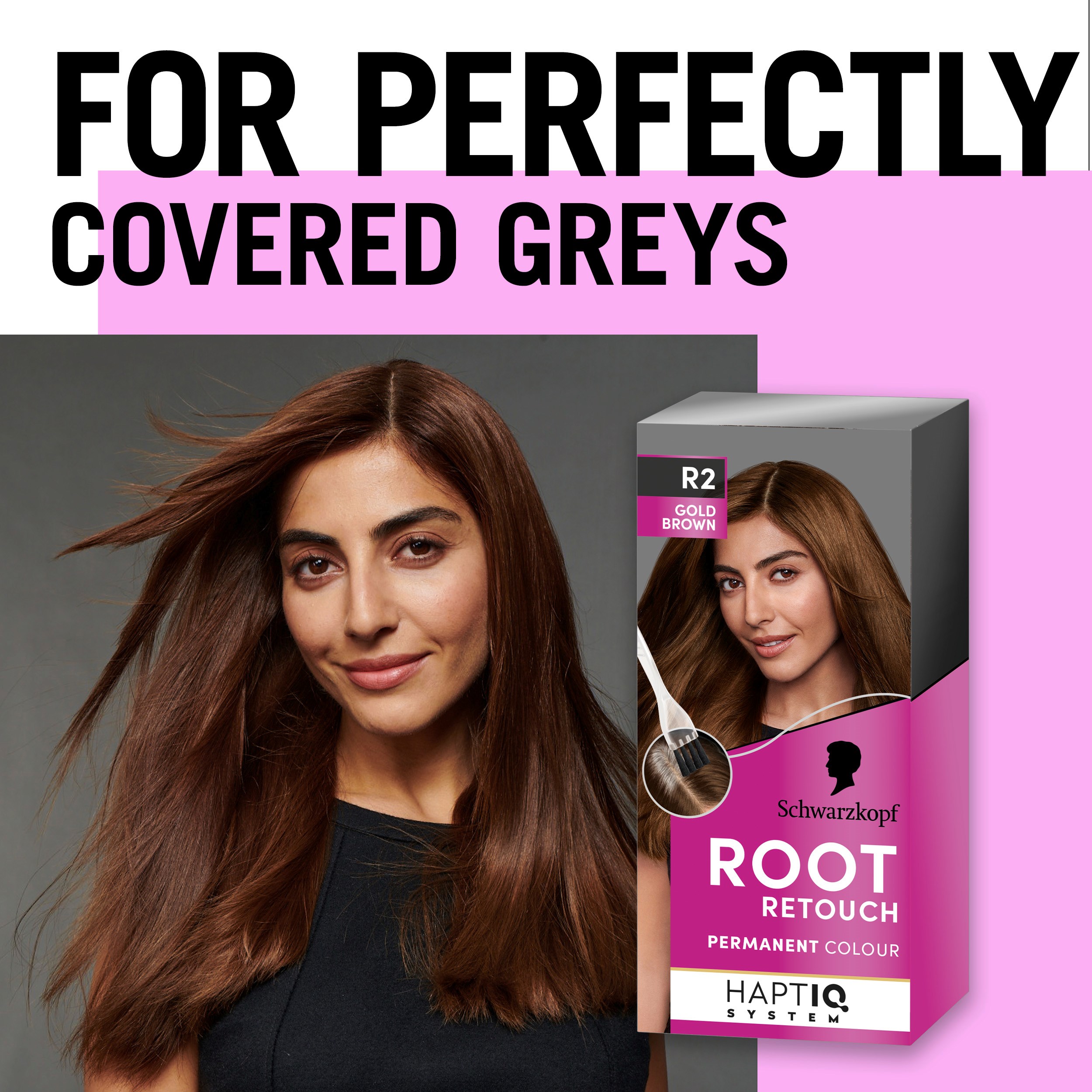 Schwarzkopf Root Retouch Permanent Color R2 Gold Brown (obrázok 4)