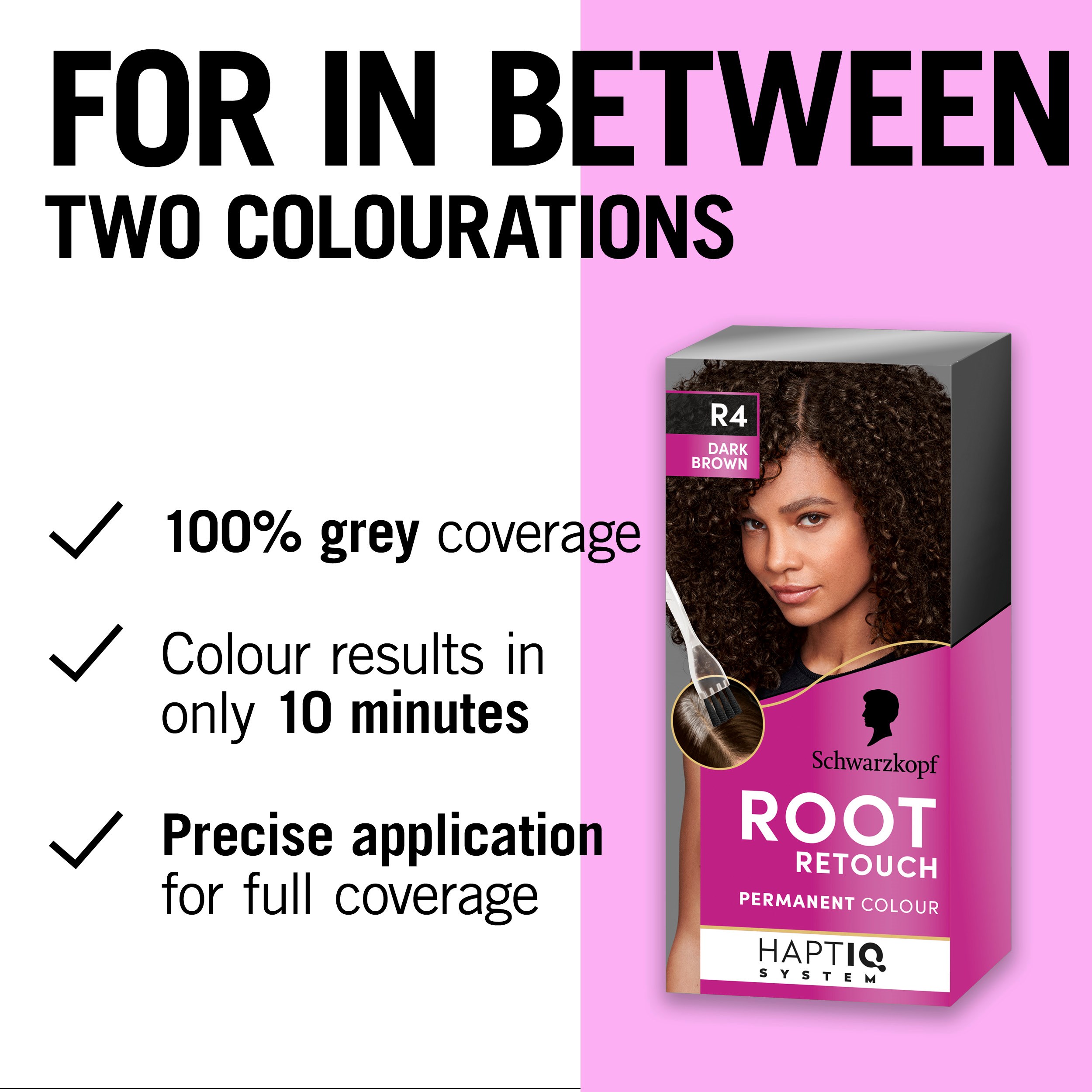 Schwarzkopf Root Retouch Permanent Color R4 Dark Brown (obrázok 3)