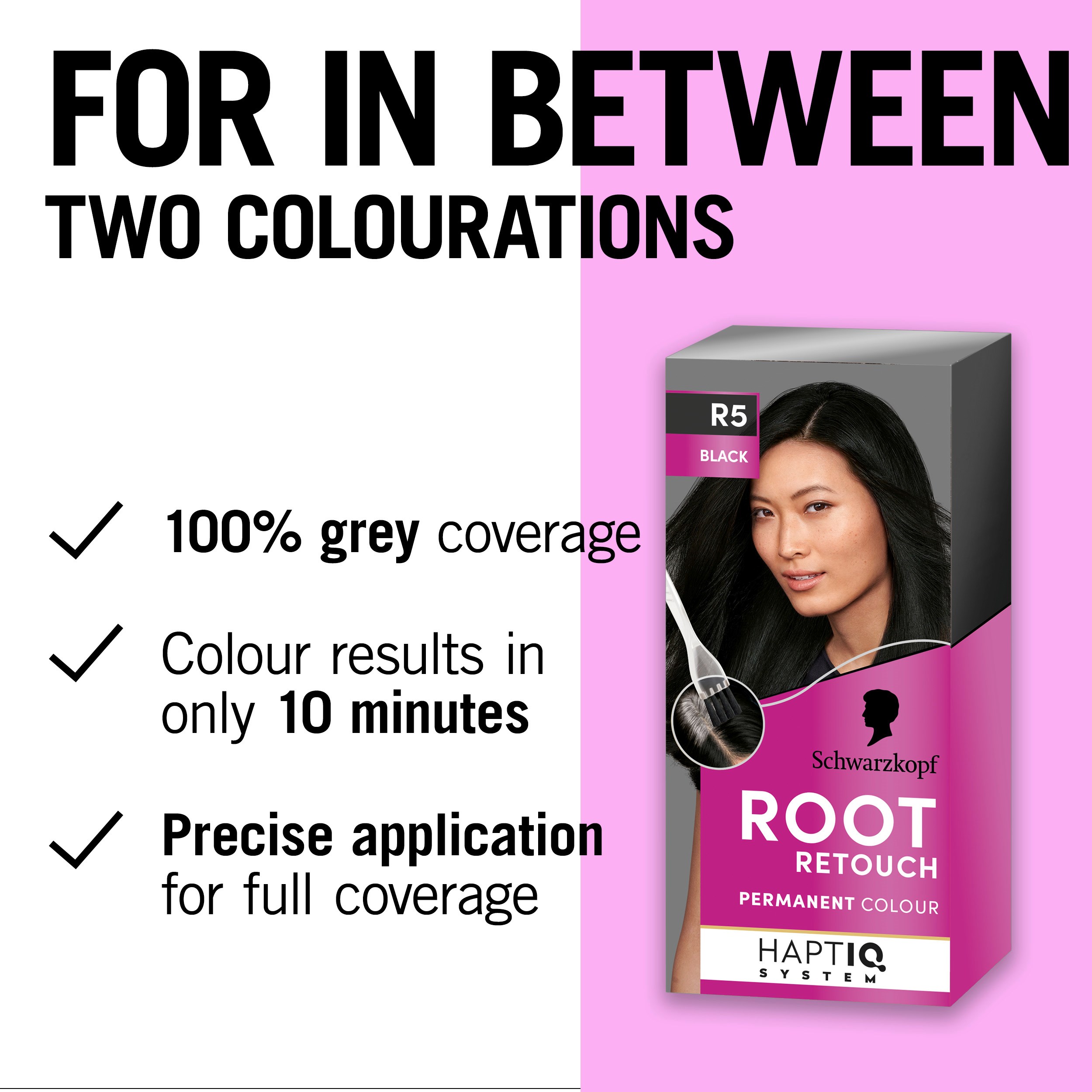 Schwarzkopf Root Retouch Permanent Color Color R5 Black (obrázok 3)