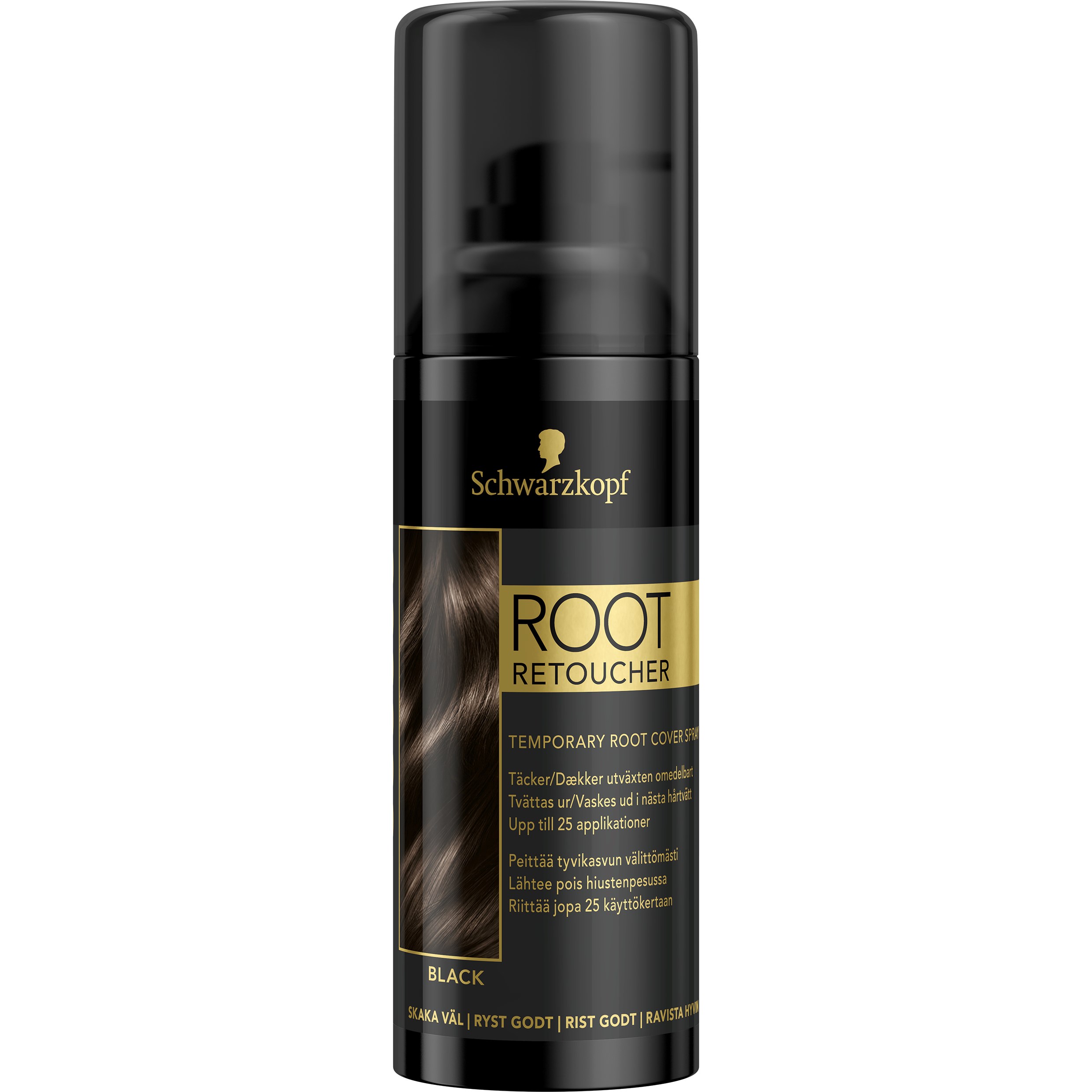 Alternativ bild 1 för Schwarzkopf Root Retoucher Root Cover Spray Black