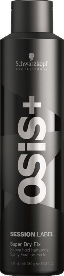 Schwarzkopf Professional Osis+ Session Label Super Dry Fix Strong Hairspray 300 ml