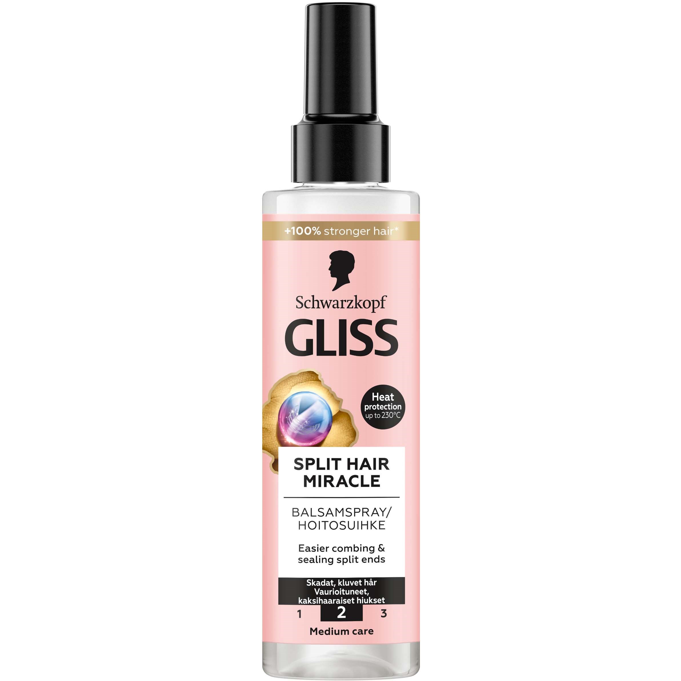 Schwarzkopf Gliss Split Hair Miracle Balsamspray  200 ml billede
