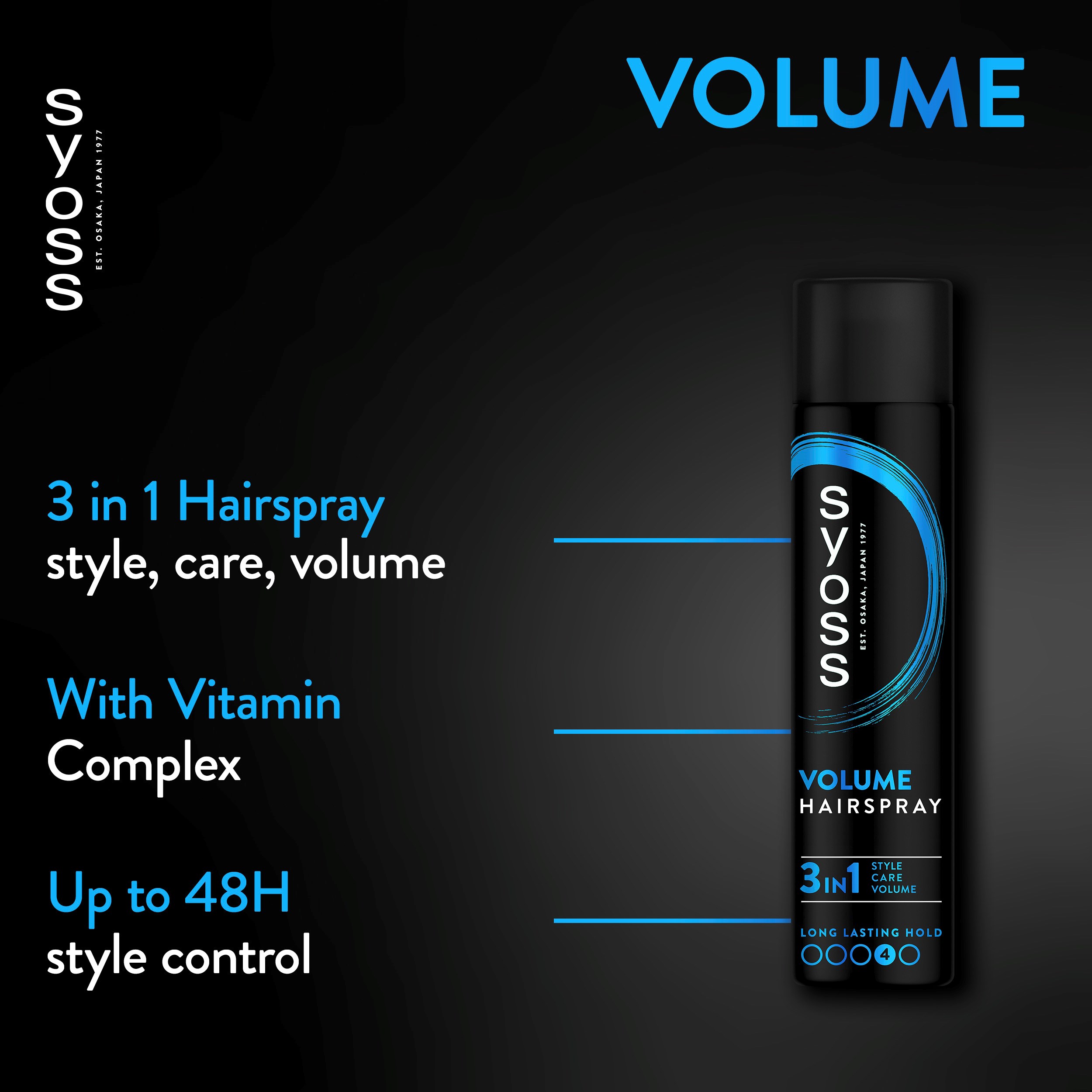 SYOSS Syoss Hairspray Volume 400 ml (obrázok 3)