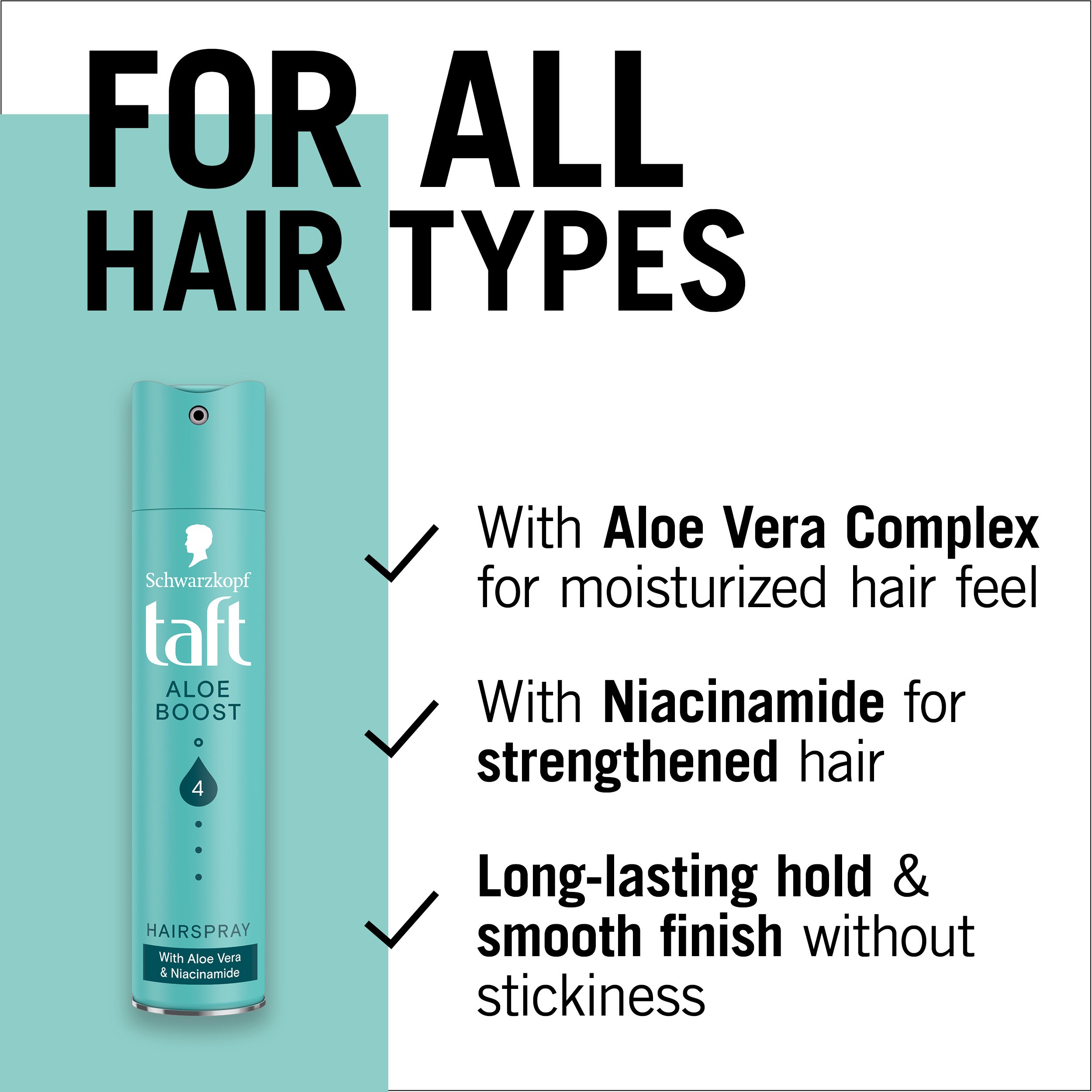 Schwarzkopf TAFT Aloe Boost Hairspray (obrázok 4)