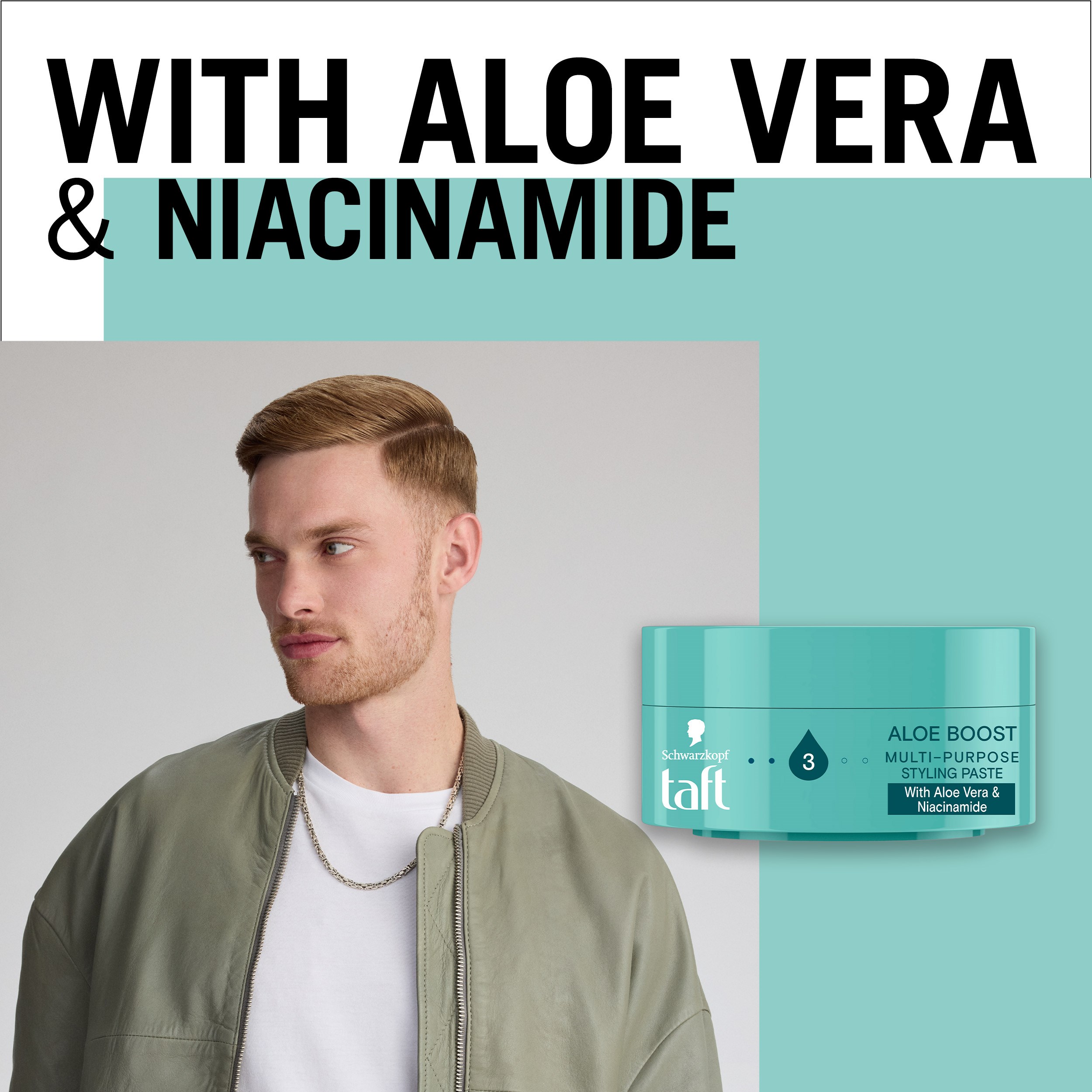Schwarzkopf TAFT Aloe Boost Styling Paste (obrázok 3)