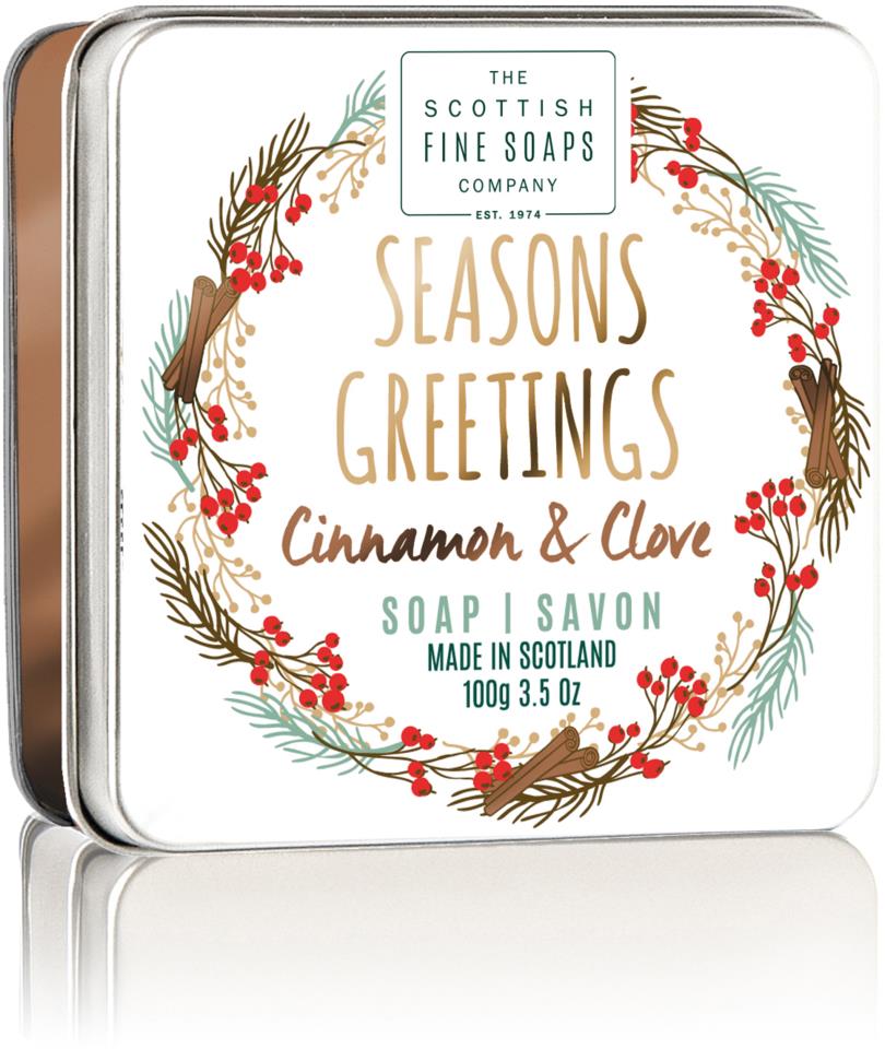 Scottish Fine Soaps Soap In A Tin Seasons Greetings