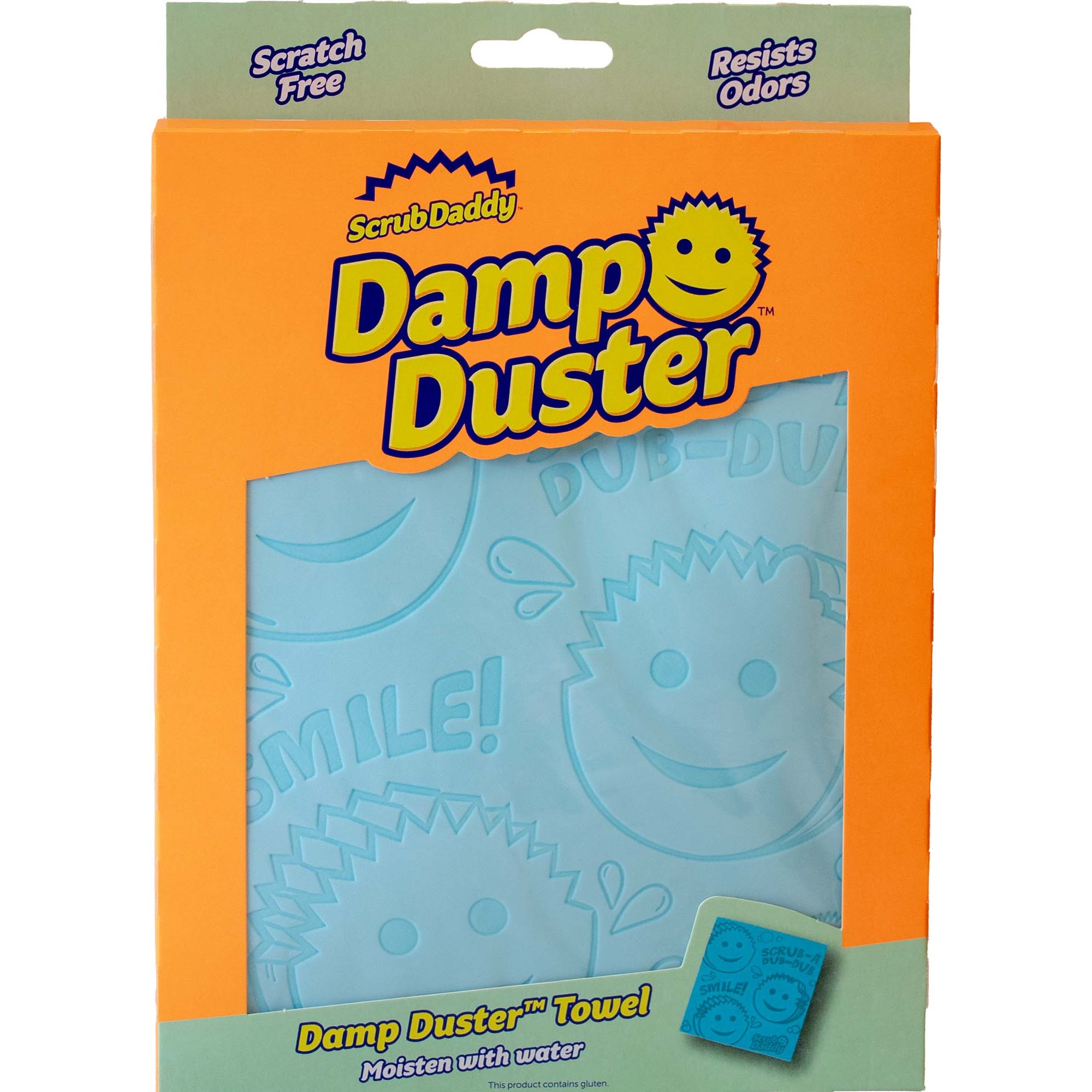 Scrub Daddy Damp Duster Towel Blue Blue billede