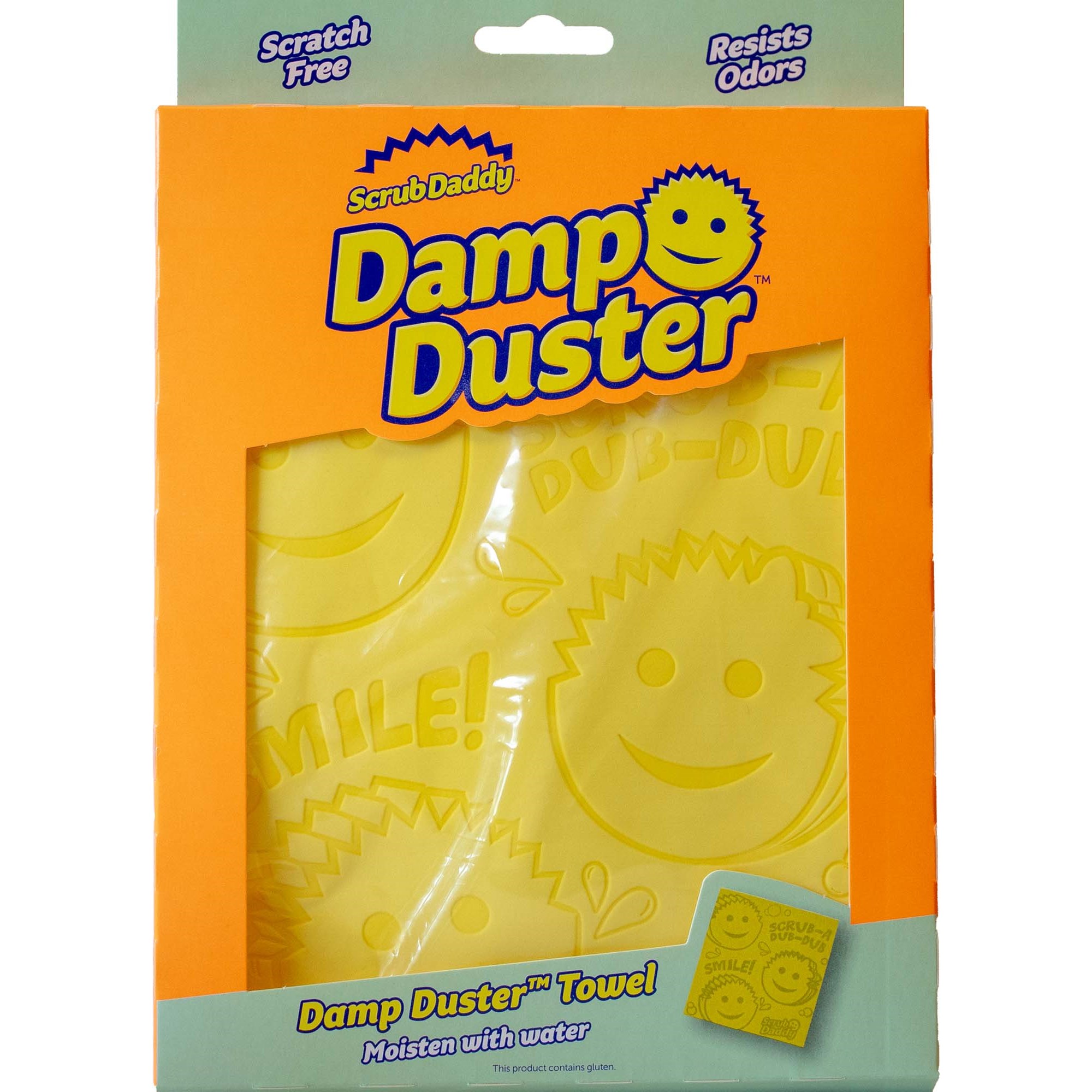 Scrub Daddy Damp Duster Towel Yellow Yellow billede
