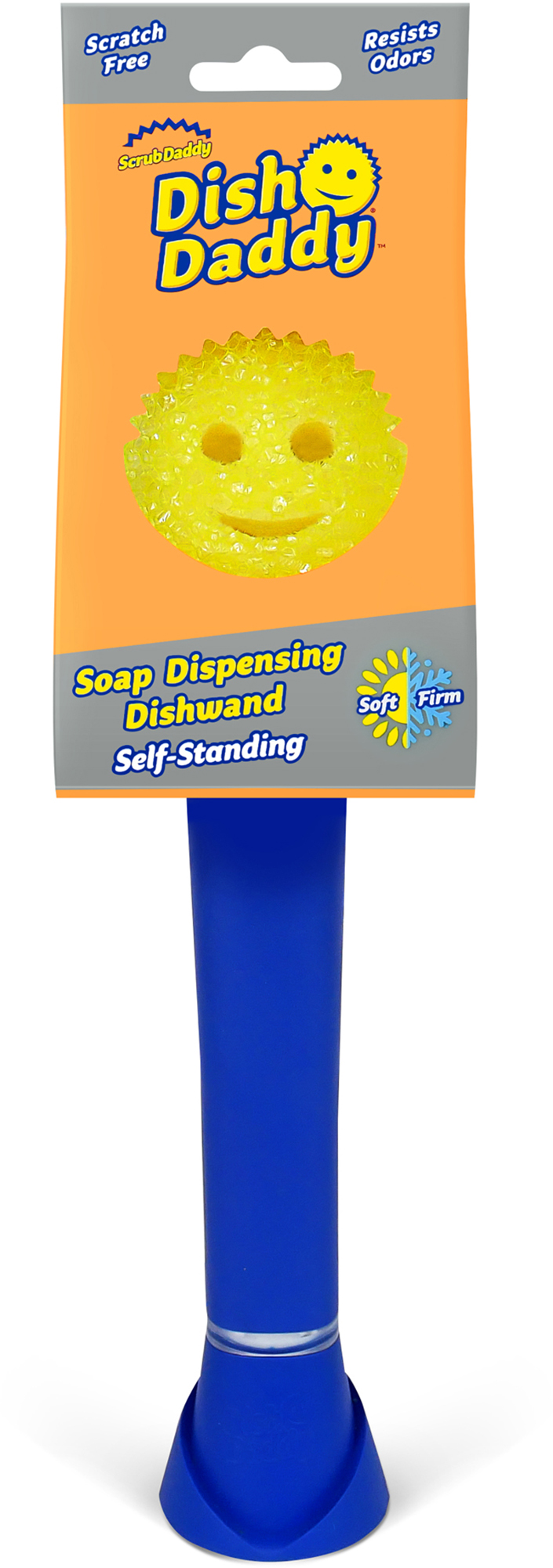 Scrub Daddy Dish Daddy Dish Wand, Soap Dispensing Dish Brush, Blue & Dish  Daddy Dish Wand Replacement Head Refill, Compatible with Soap Dispensing