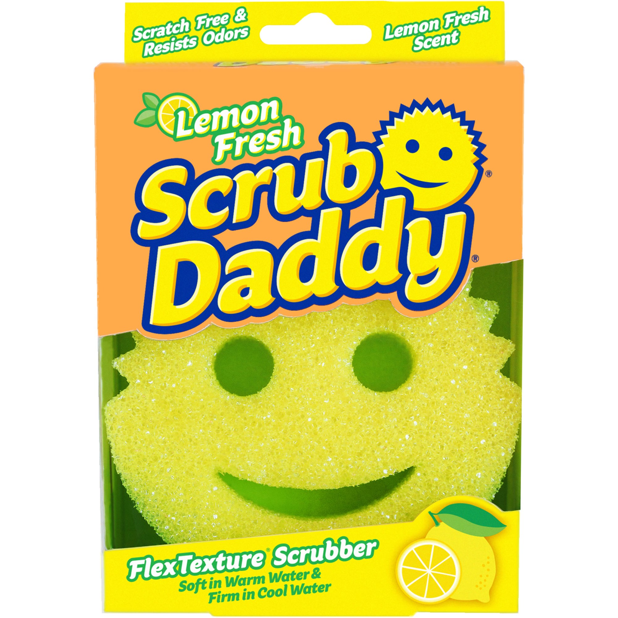 Scrub Daddy Lemon Fresh FlexTexture Scrubber
