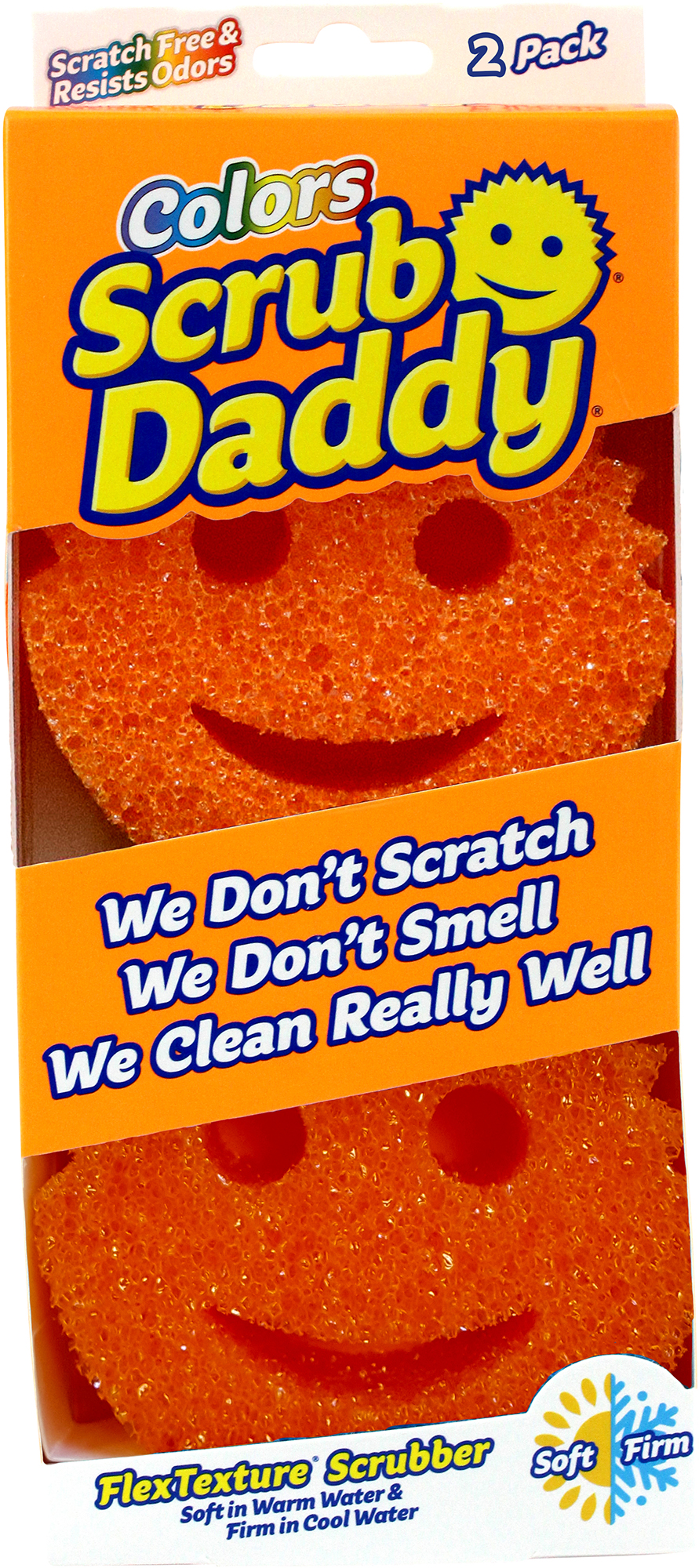 Scrub Daddy Colors FlexTexture Sponges