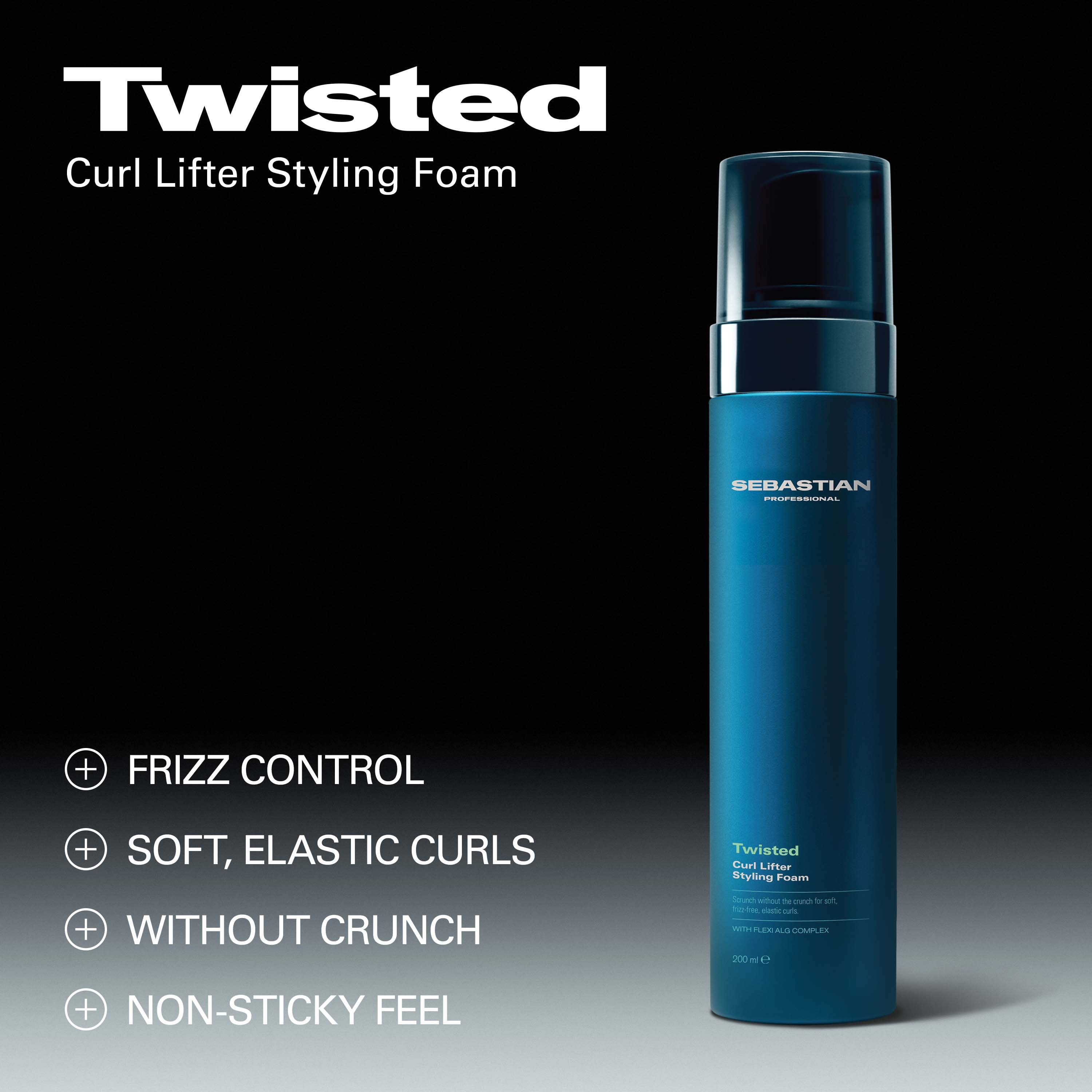 Sebastian Professional Twisted Curl Lifter Styling Foam 200 ml (obrázok 3)