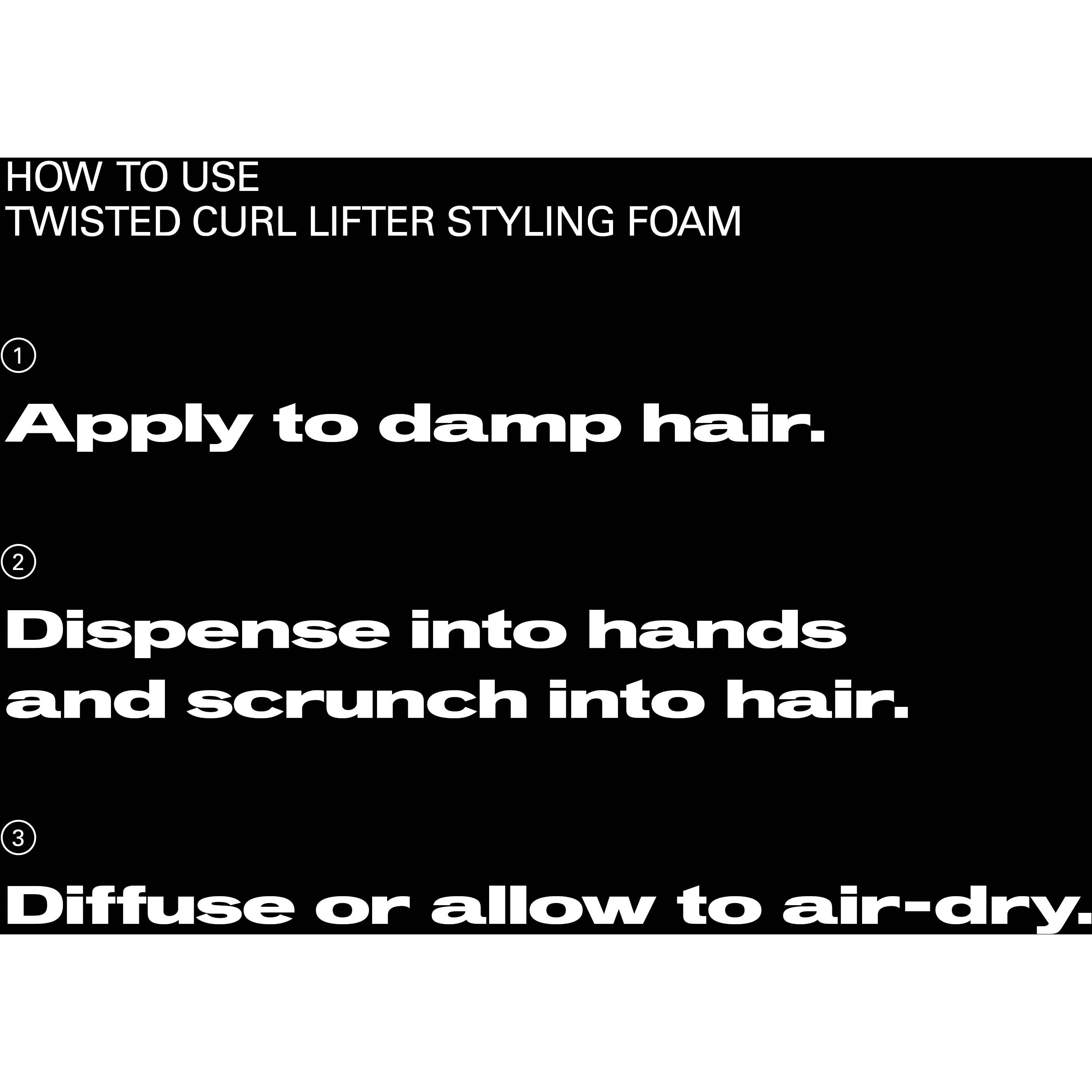 Sebastian Professional Twisted Curl Lifter Styling Foam 200 ml (obrázok 5)