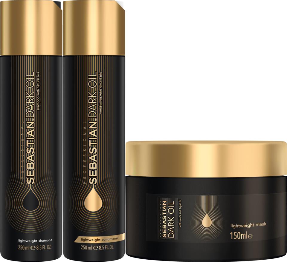 Sebastian Dark Oil Lightweight Shampoo – 8.4 Oz – Moisturizing, Cruelty-Free