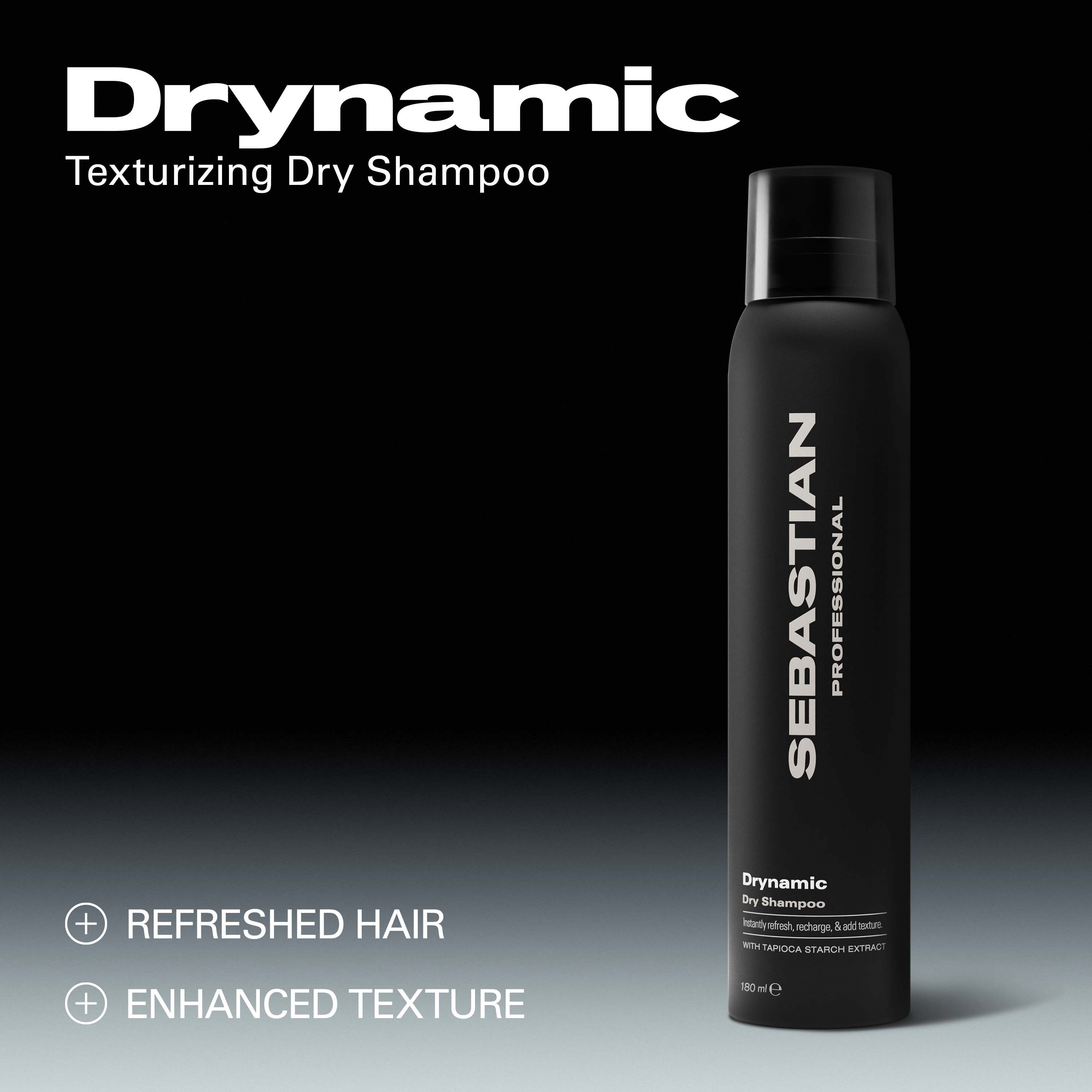 Sebastian Professional Styling and texture Drynamic+ Dry Shampoo 180 m (obrázok 3)