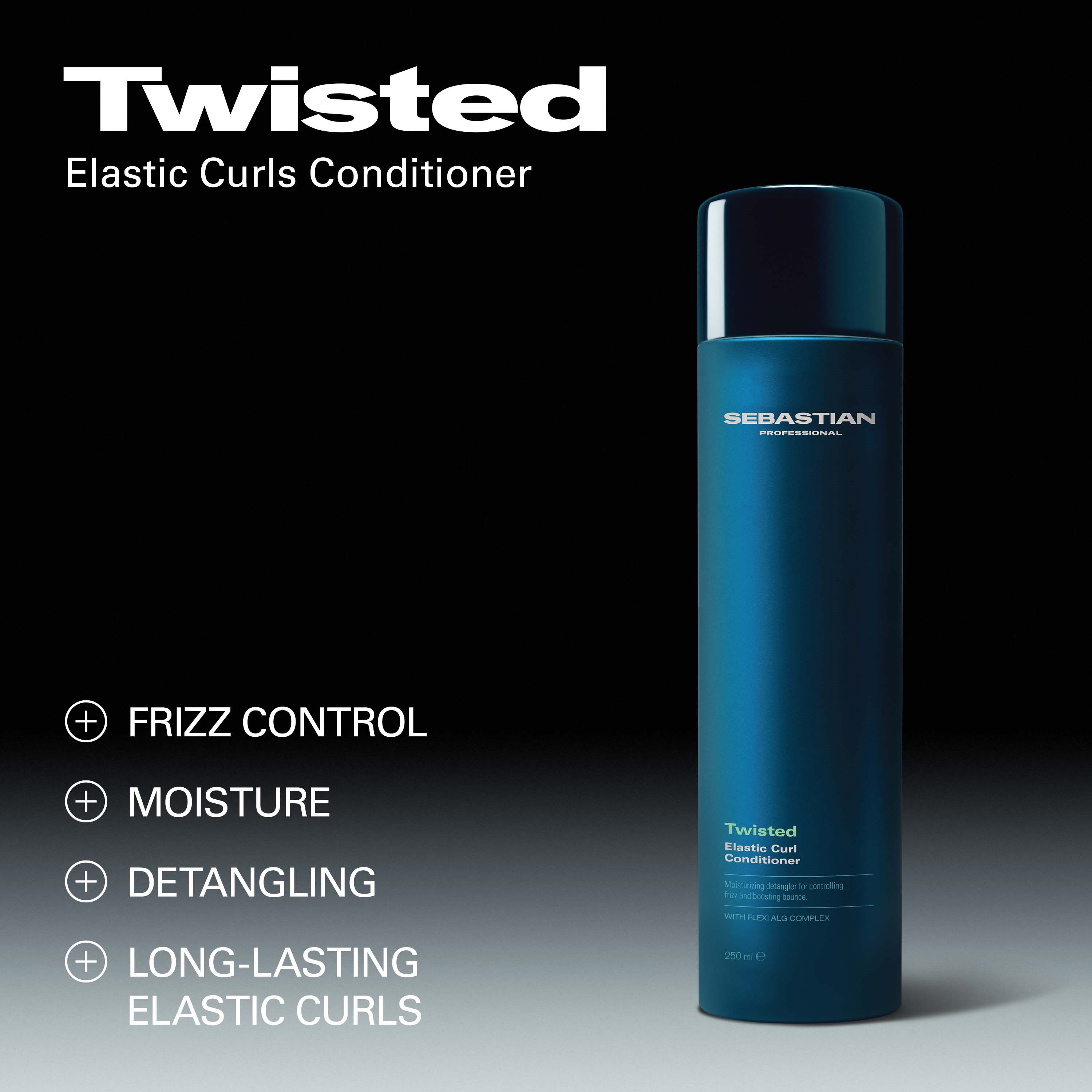 Sebastian Professional Twisted Elastic Curls Conditioner 250 ml (obrázok 3)