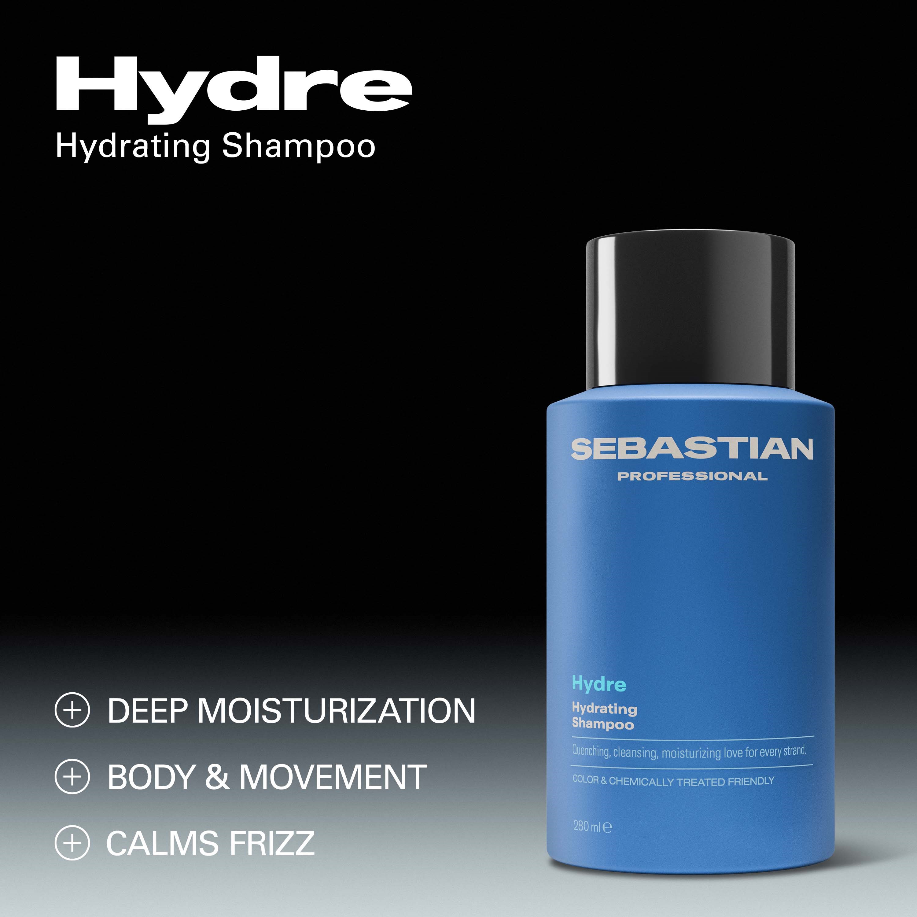Sebastian Professional Hydre Highly Hydrating Shampoo 280 ml (obrázok 3)
