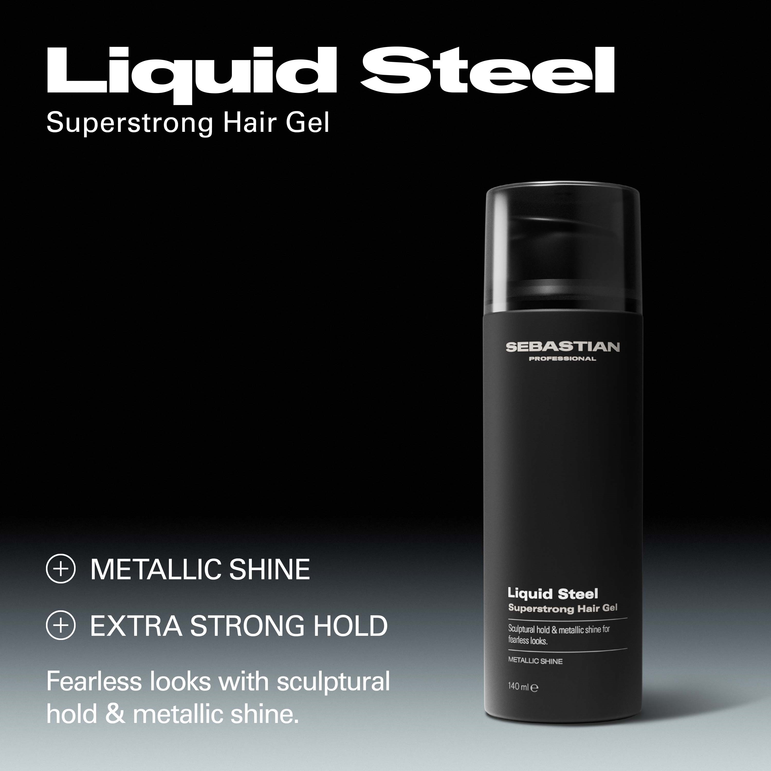 Sebastian Professional Styling and texture Liquid Steel Superstrong Ha (obrázok 3)