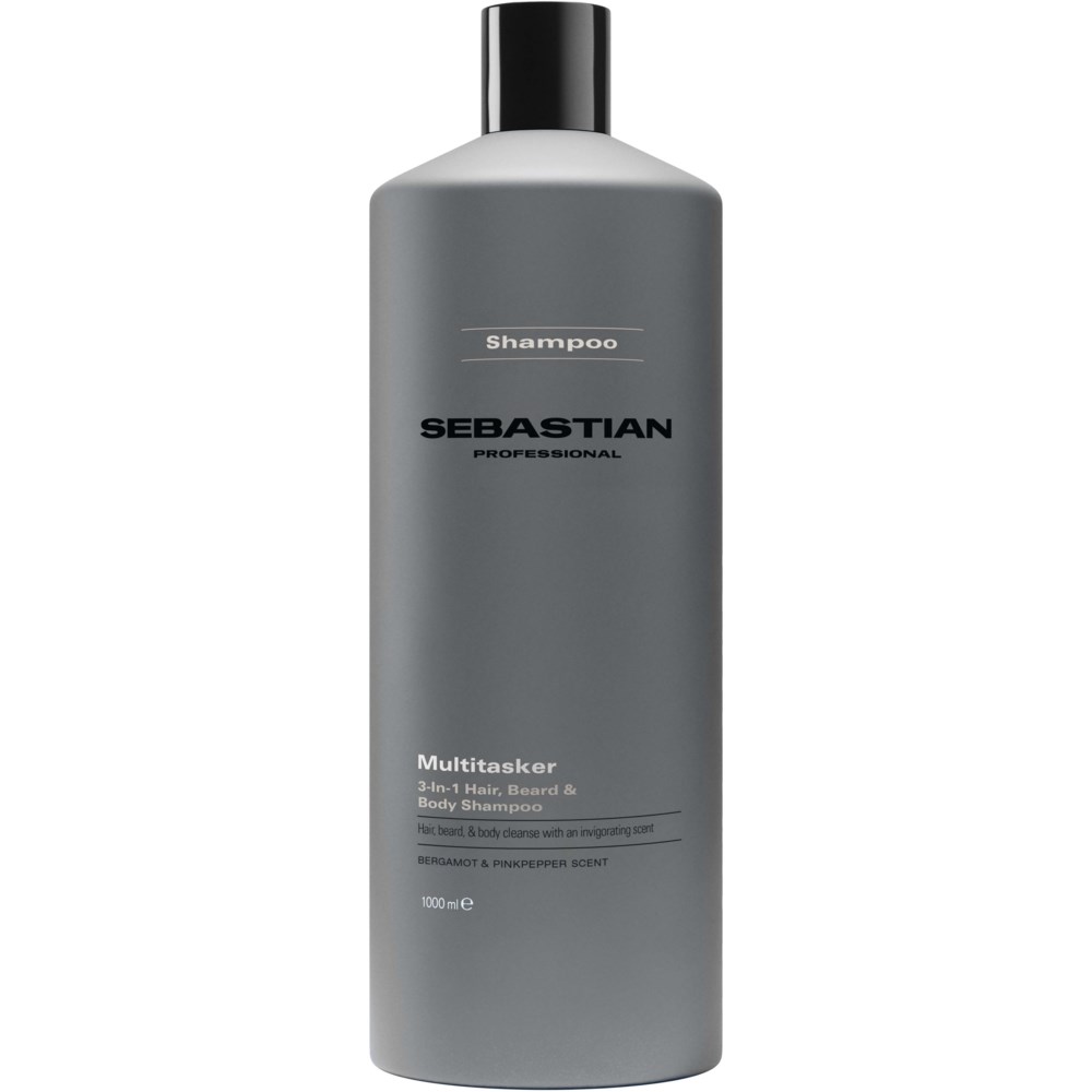 Sebastian Professional Sebastian Professional Multitasker for Men 3-in-1 Hair, Beard and Body Shampoo 1000 ml
