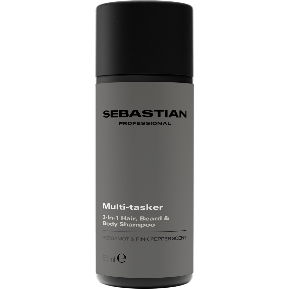 Sebastian Professional Sebastian Professional Multitasker for Men 3-in-1 Hair, Beard and Body Shampoo 50 ml
