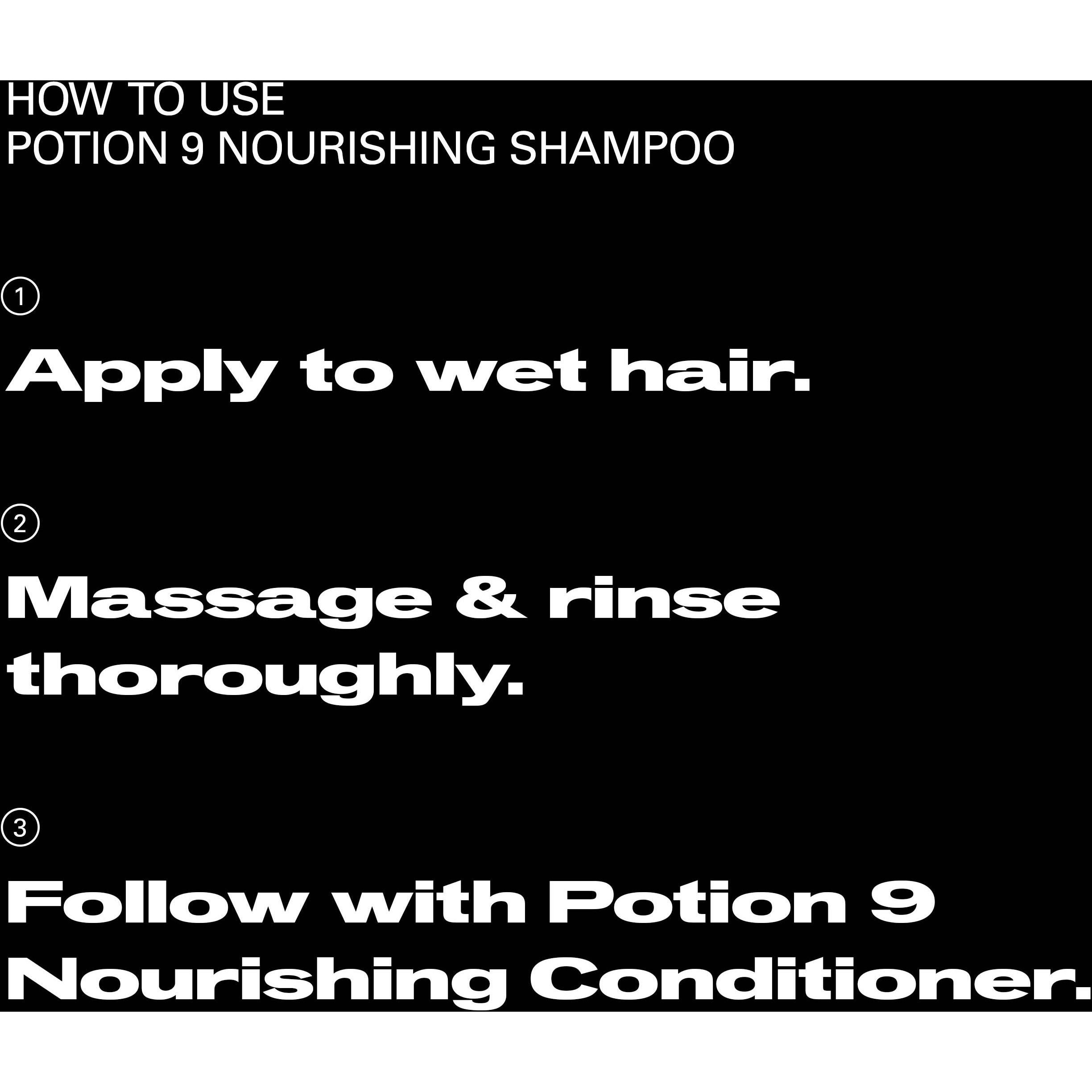Sebastian Professional Potion 9 Nourishing Shampoo 280 ml (obrázok 4)