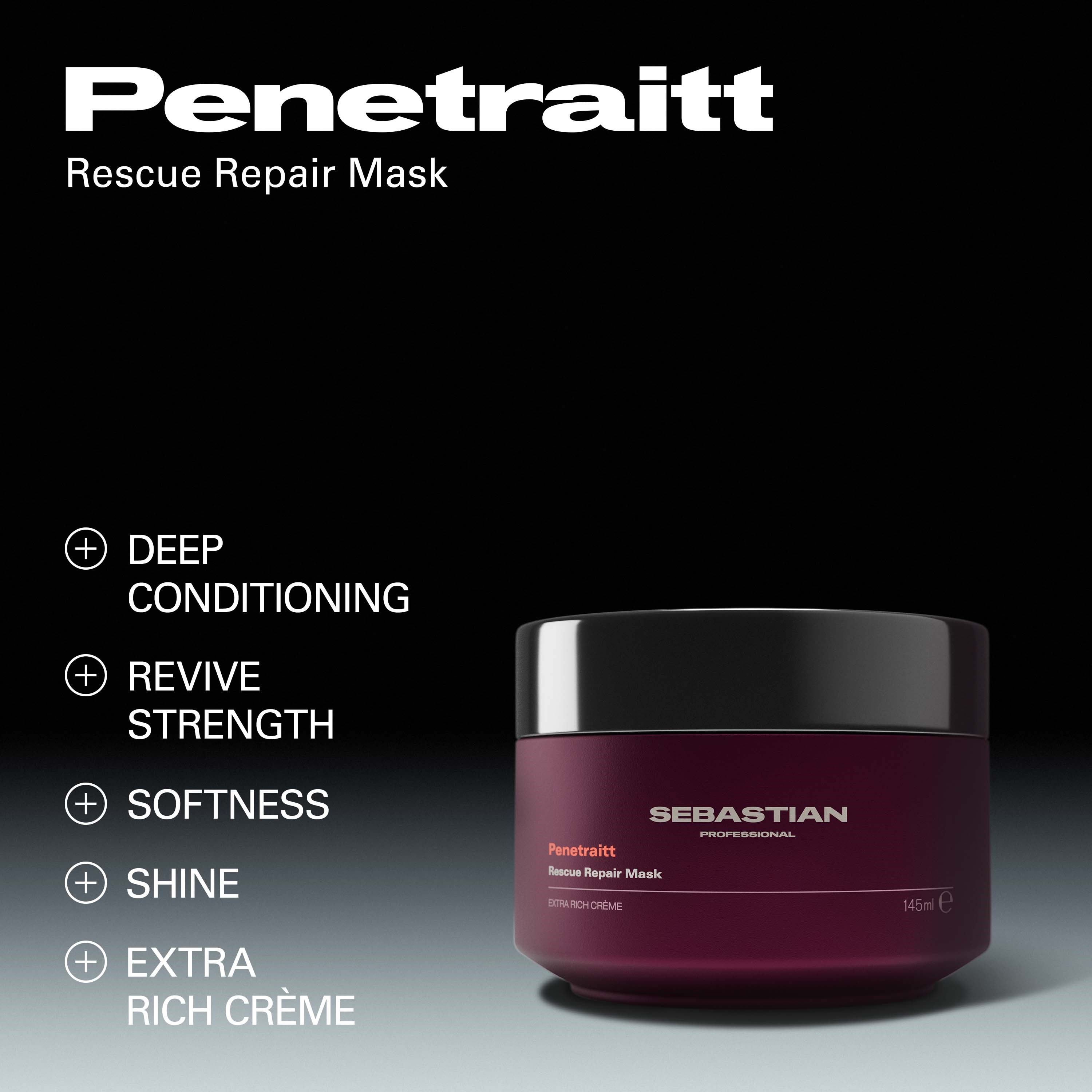 Sebastian Professional Penetraitt Rescue Repair Mask 145 ml (obrázok 3)