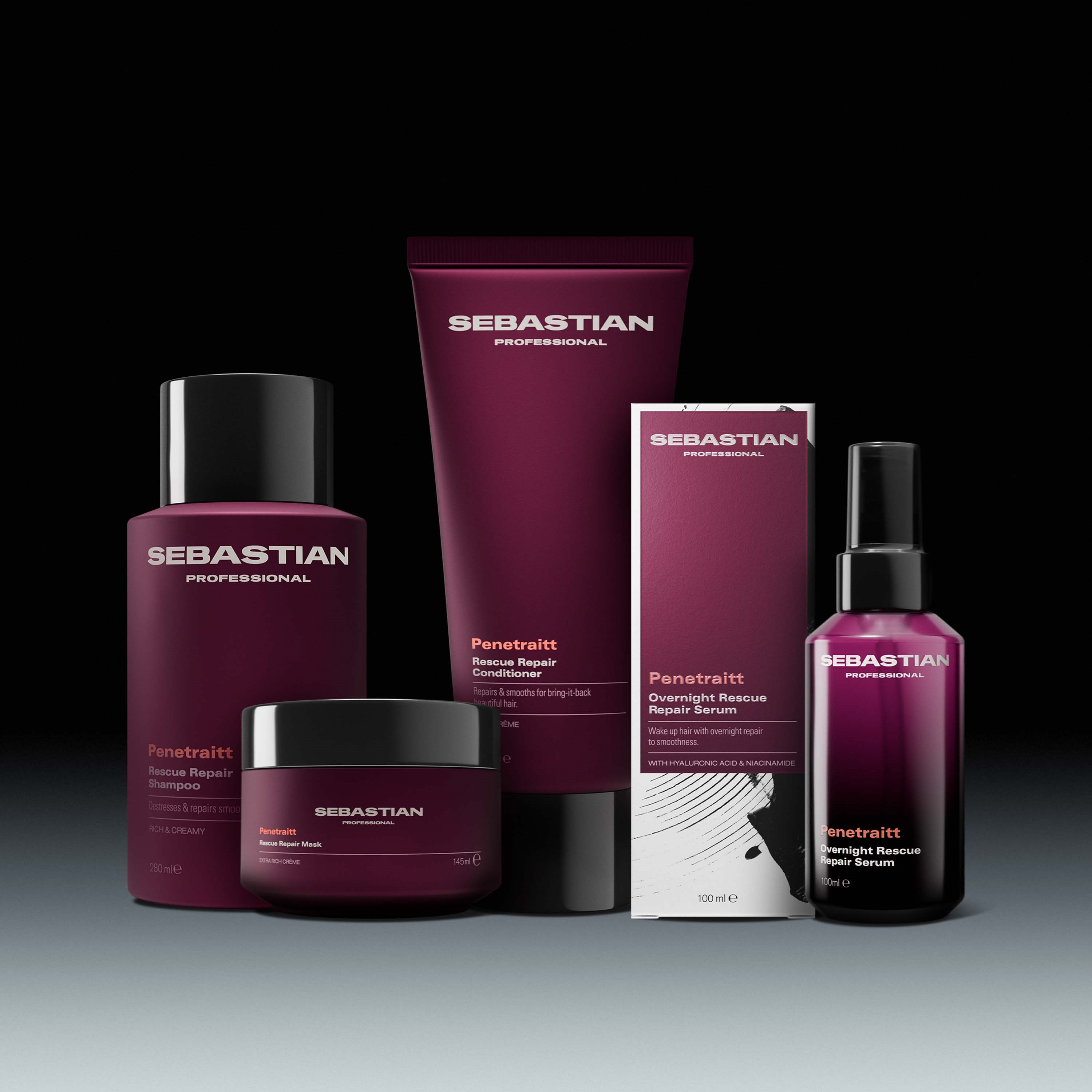 Sebastian Professional Penetraitt Rescue Repair Mask 145 ml (obrázok 9)