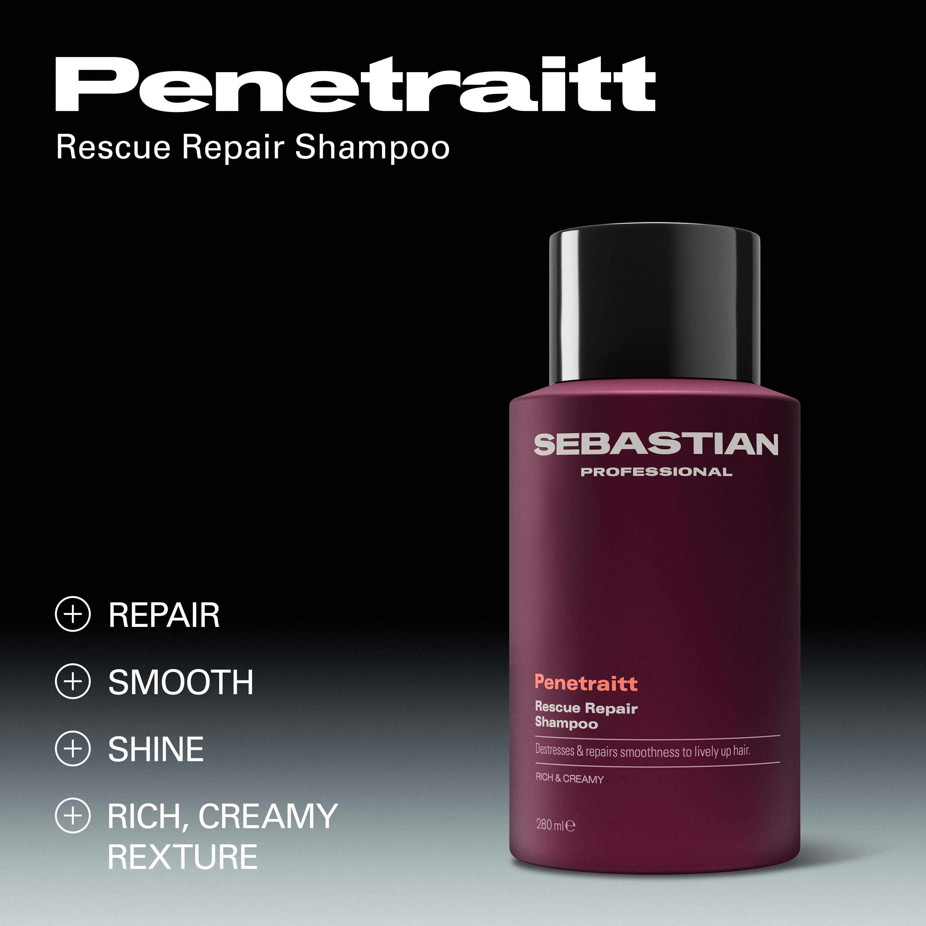 Sebastian Professional Penetraitt Rescue Repair Shampoo 280 ml (obrázok 3)