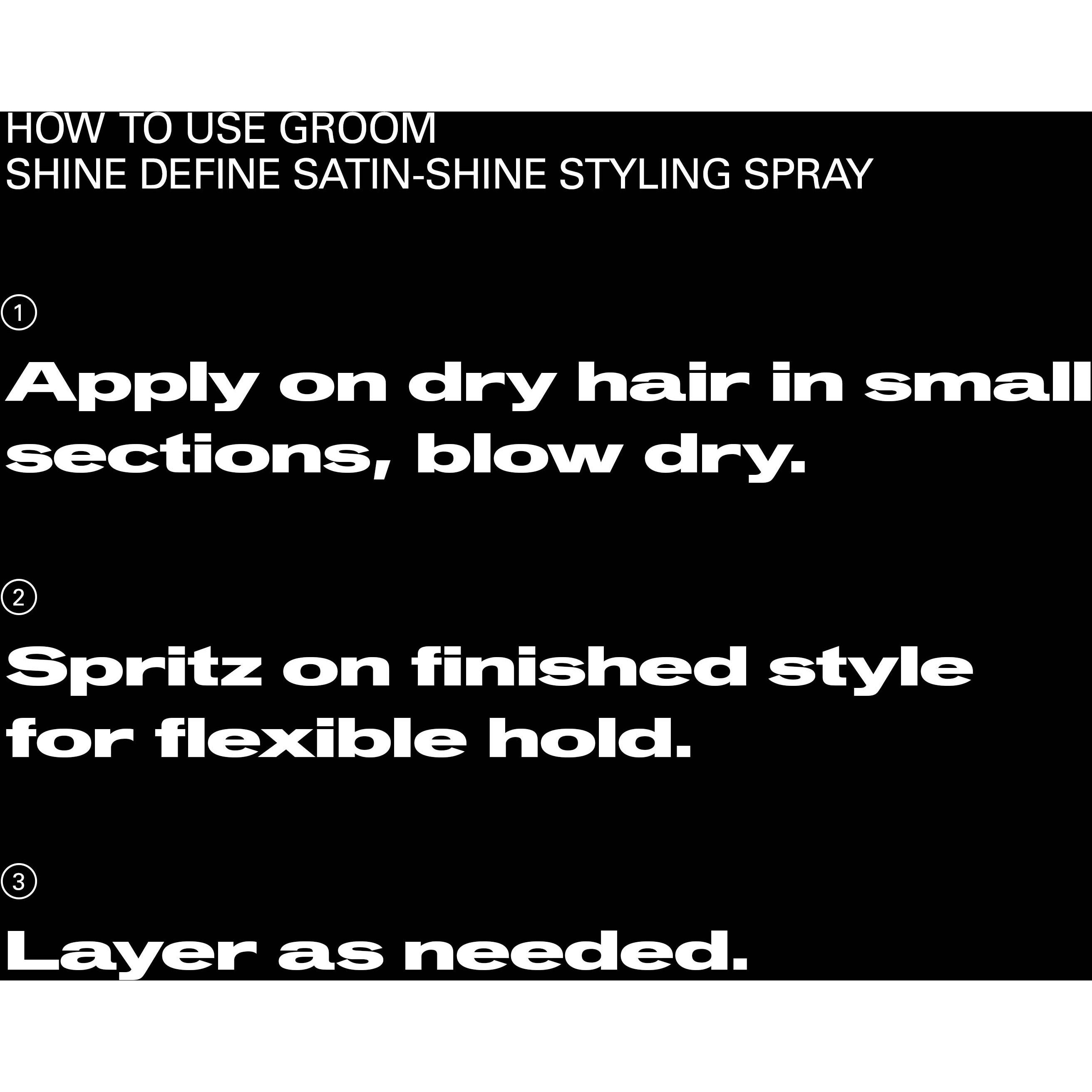 Sebastian Professional Styling and texture Shine Define Satin-Shine St (obrázok 5)
