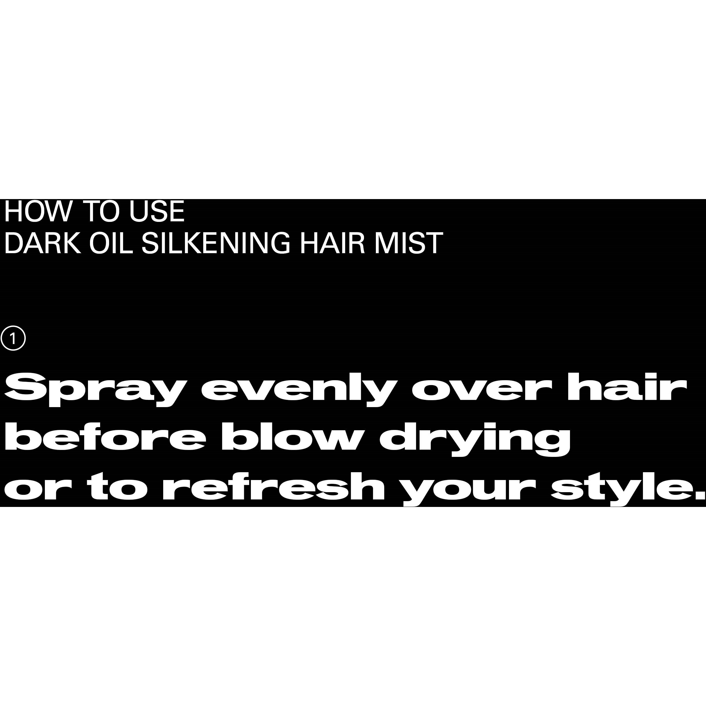 Sebastian Professional DarkOil Silkening Hair Mist 200 ml (obrázok 4)
