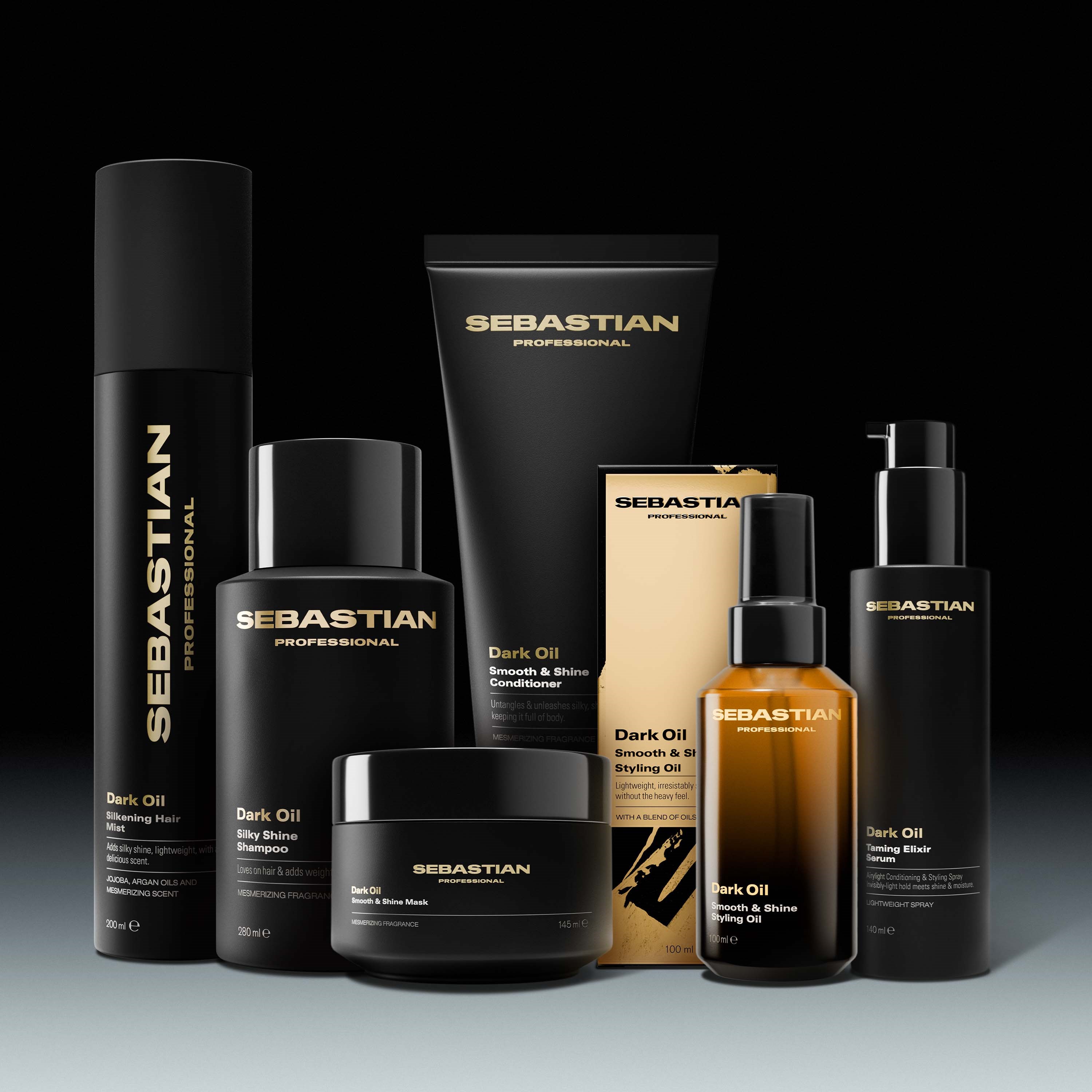 Sebastian Professional DarkOil Silkening Hair Mist 200 ml (obrázok 8)