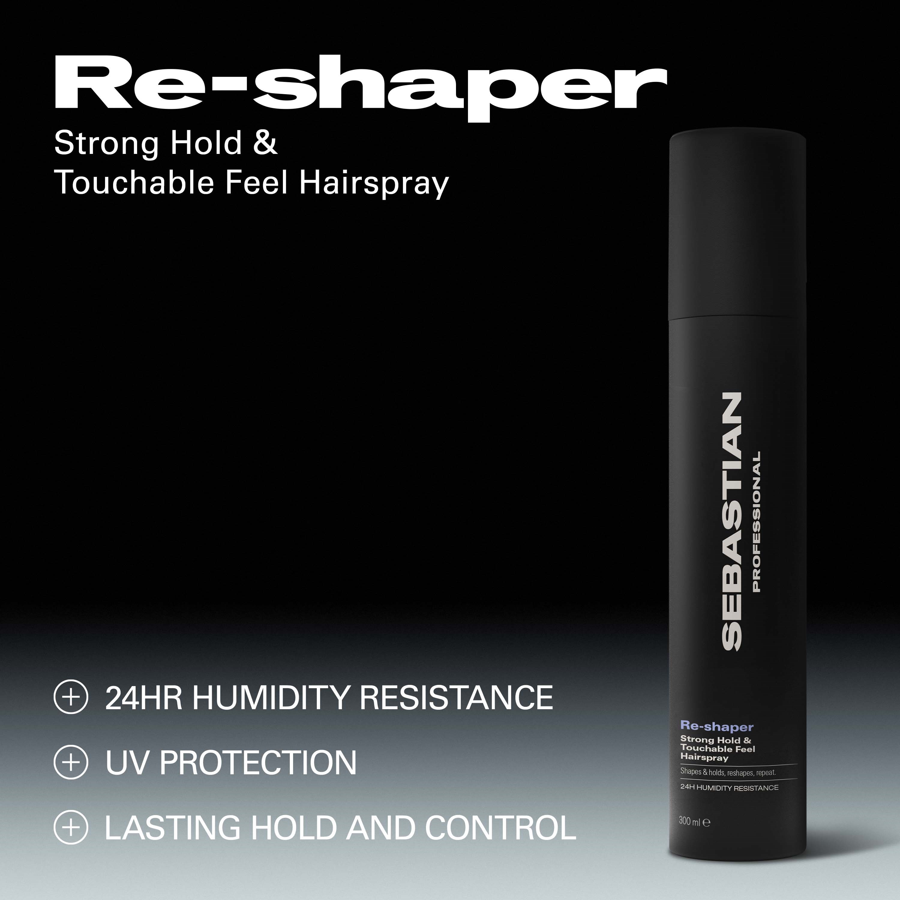 Sebastian Professional Reshaper Strong Hold & Touchable Feel Hairspray (obrázok 3)