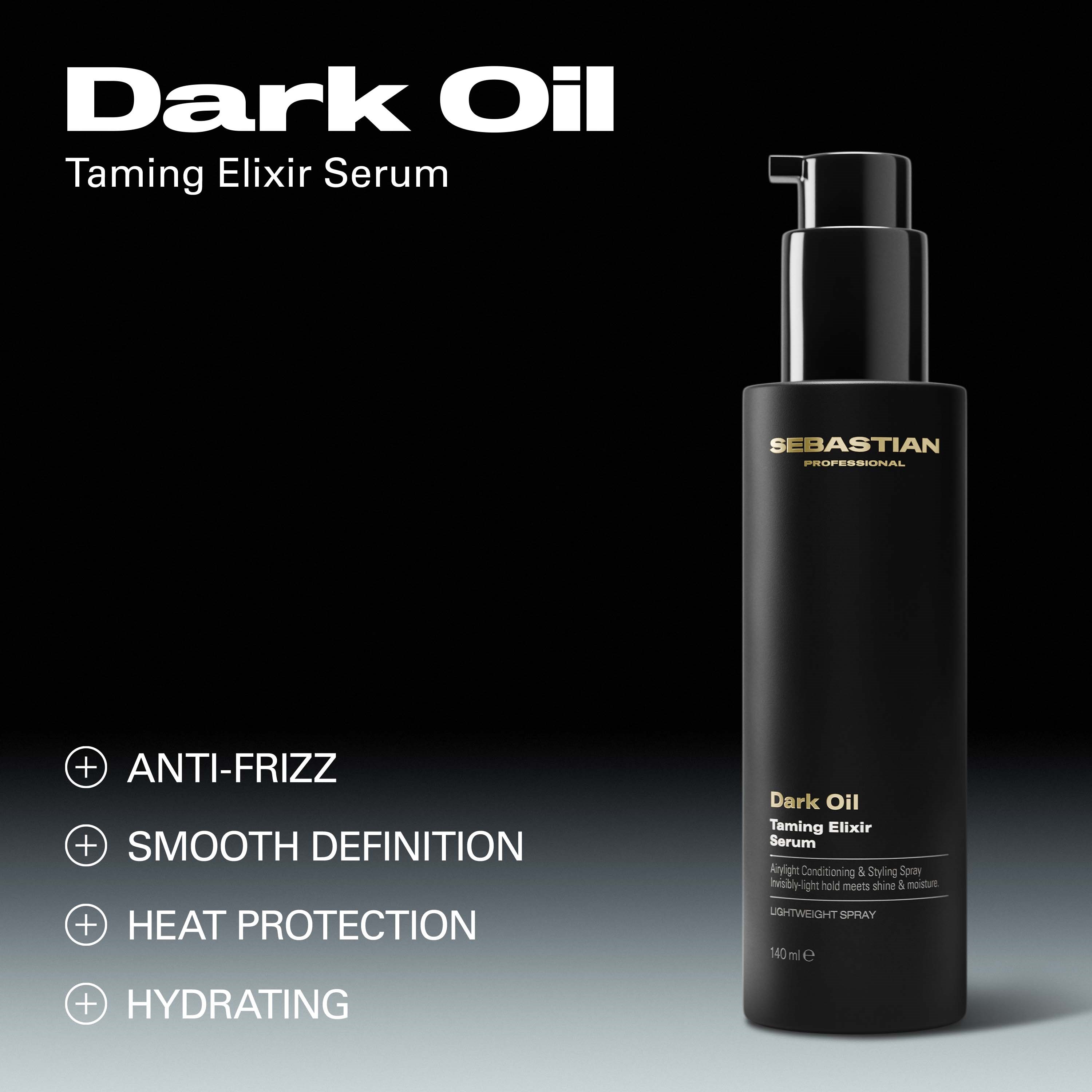 Sebastian Professional DarkOil Taming Elixir Serum 140 ml (obrázok 3)