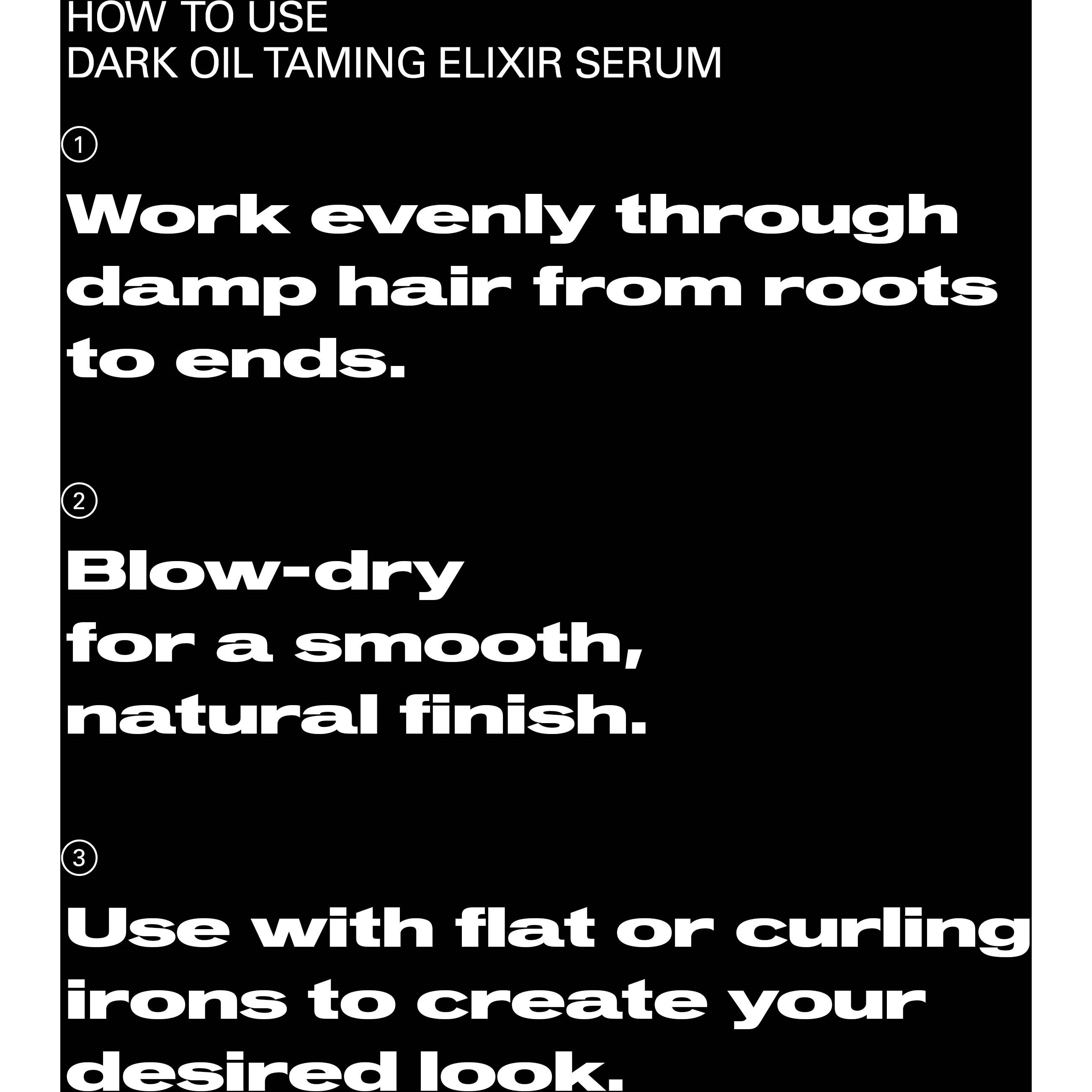 Sebastian Professional DarkOil Taming Elixir Serum 140 ml (obrázok 4)