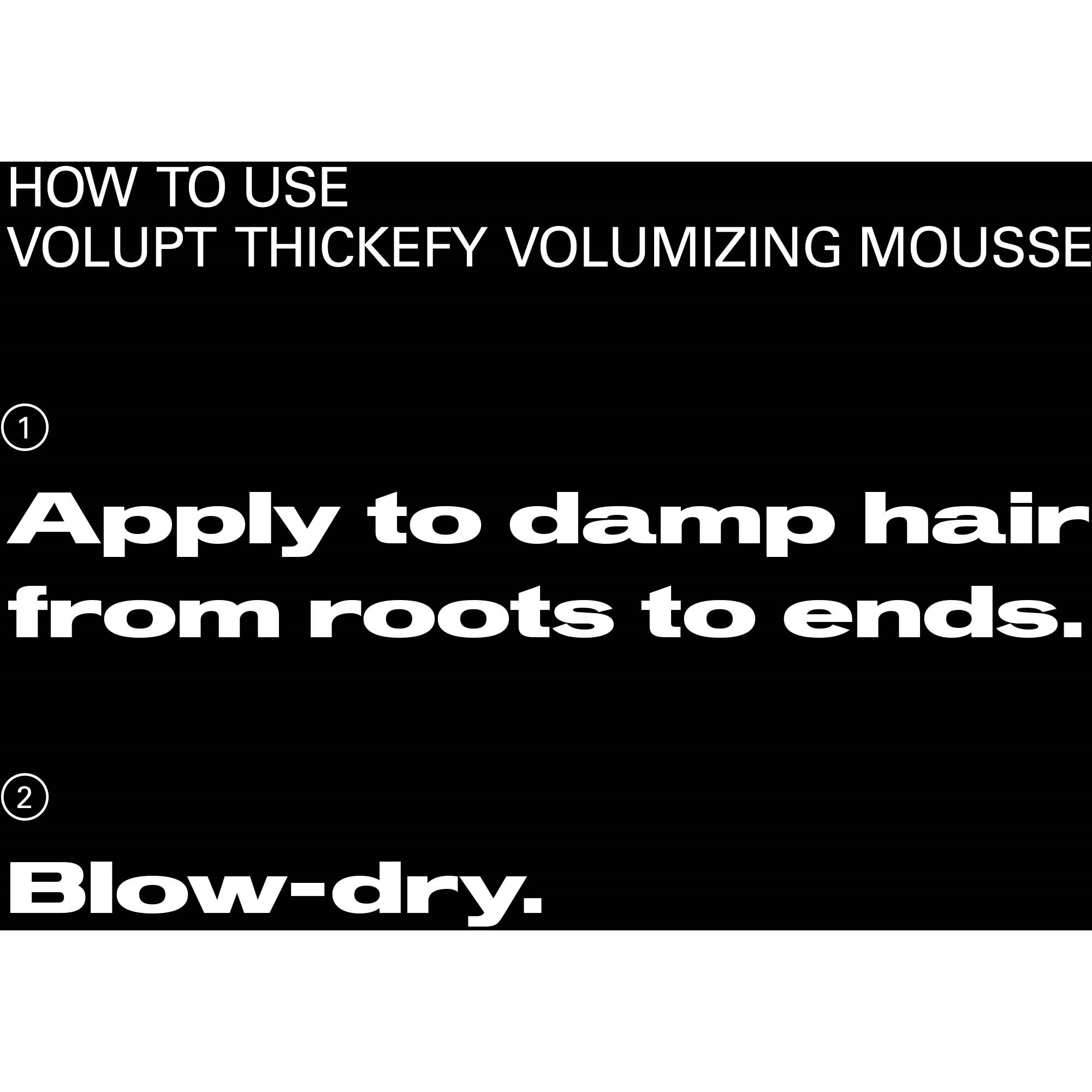 Sebastian Professional Volupt Thickefy Volumizing Mousse 190 ml (obrázok 5)