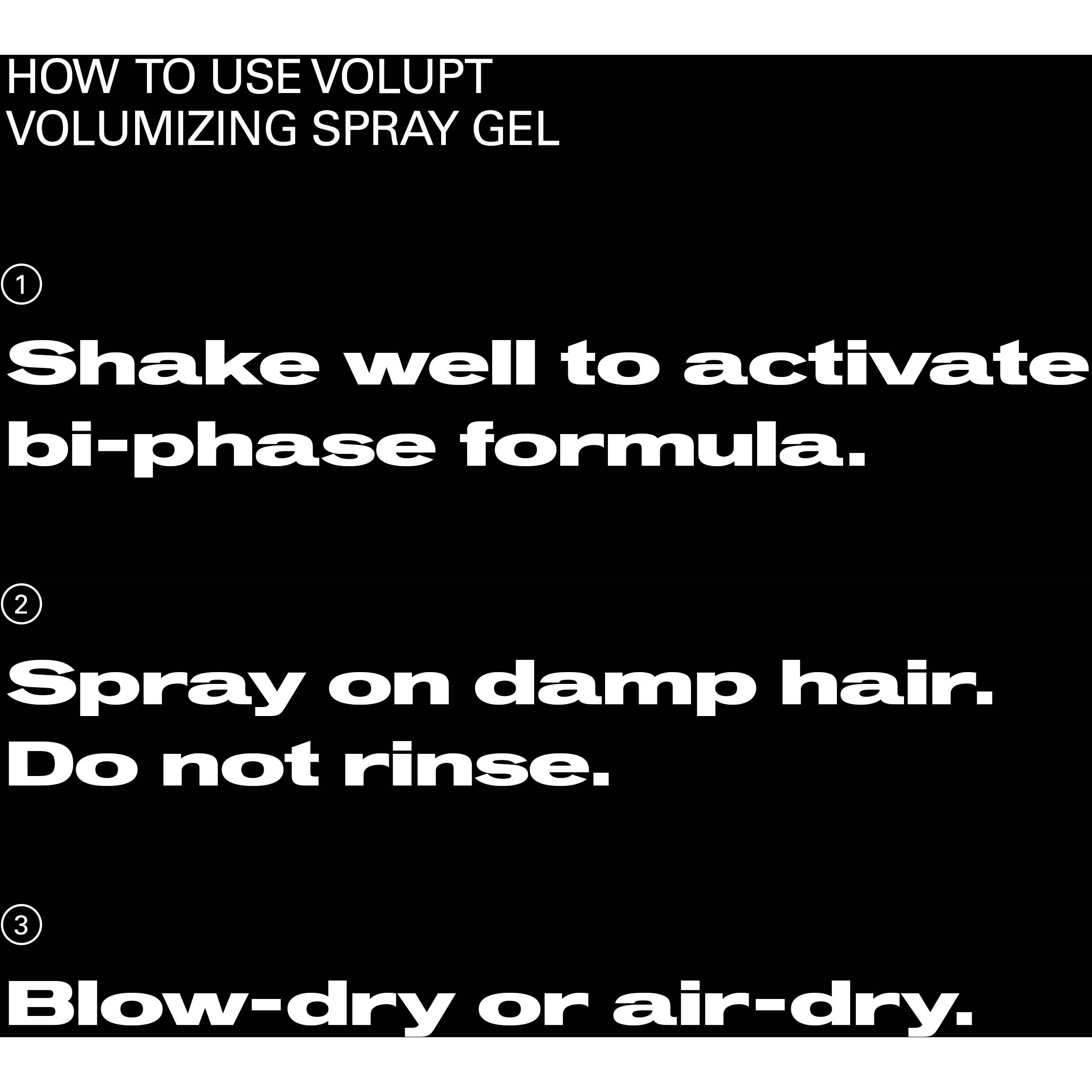 Sebastian Professional Volupt Volumizing Spray Gel 150 ml (obrázok 5)