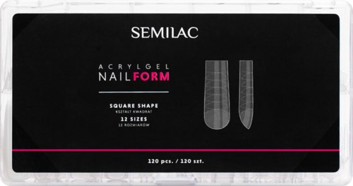 SEMILAC Acrylgel Nail Form Square