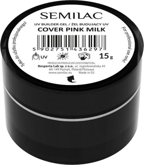 SEMILAC Builder Gel Cover Pink Milk