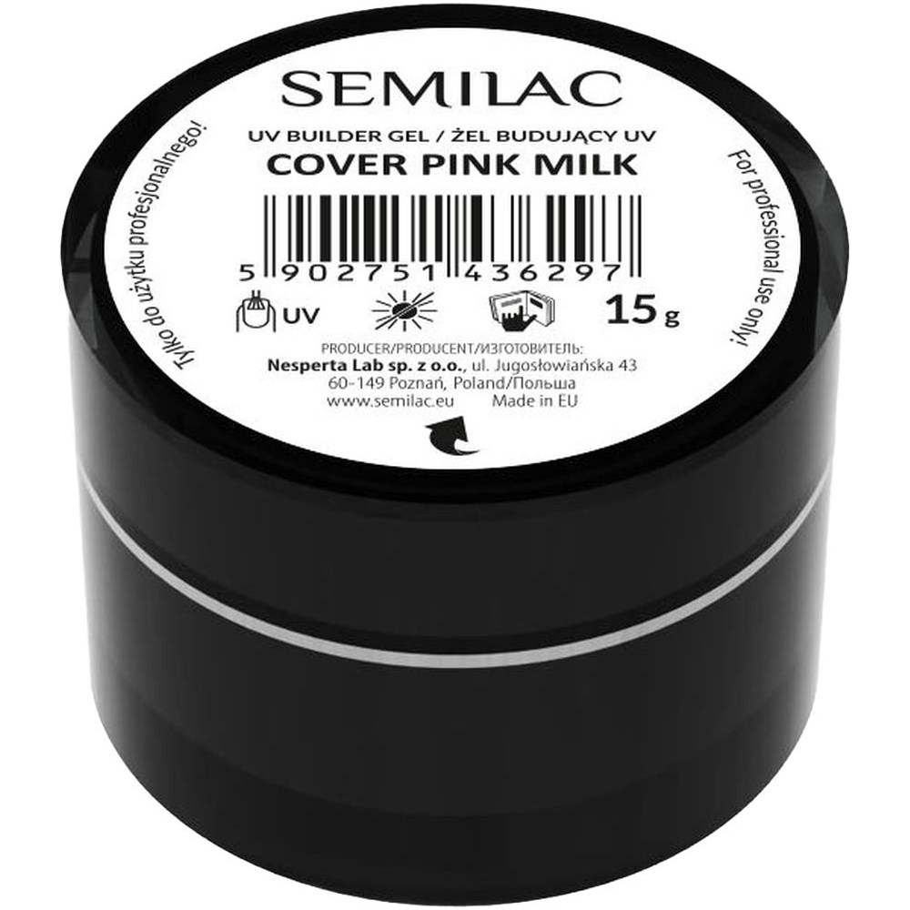 SEMILAC SEMILAC Builder Gel Cover Pink Milk