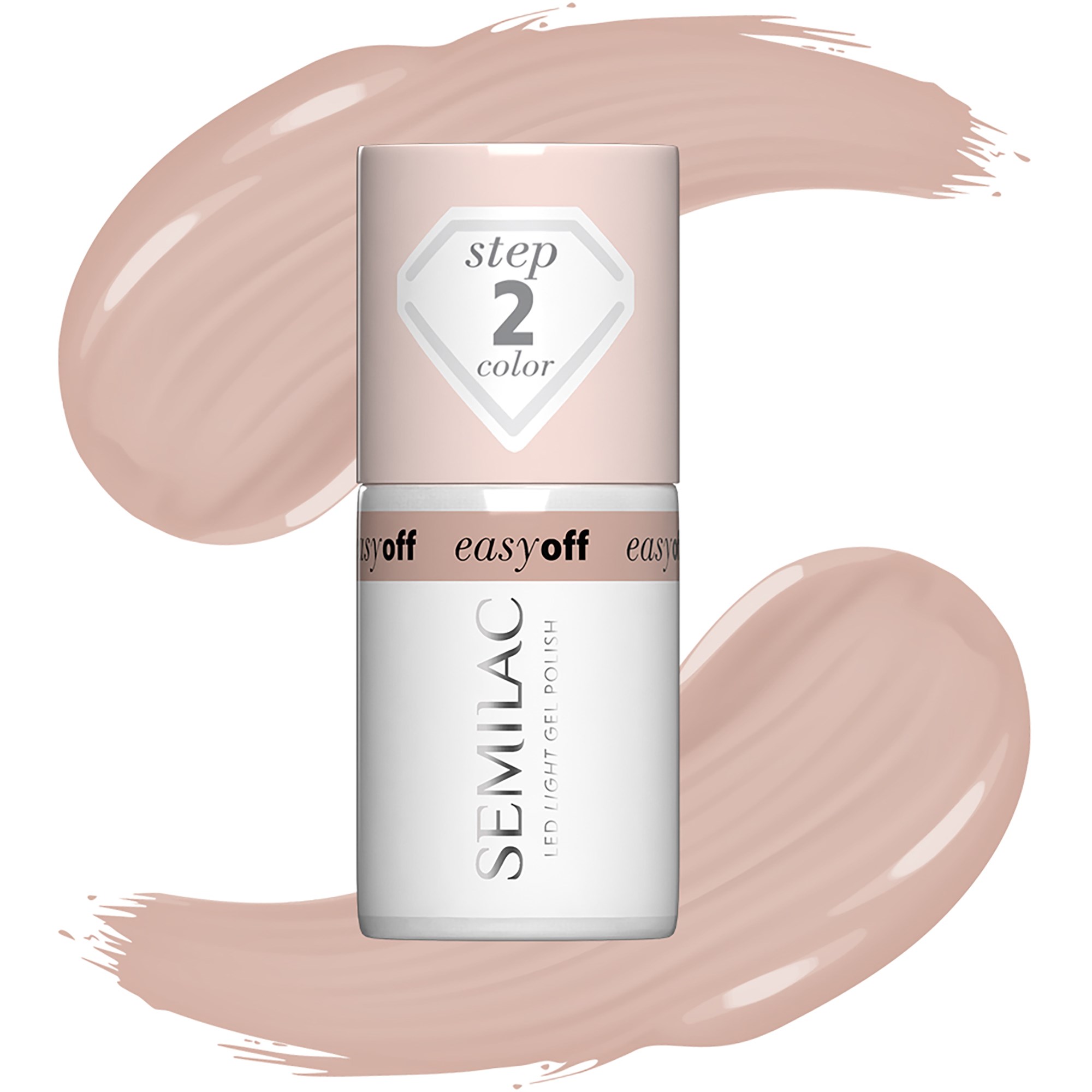 SEMILAC Easy Off LED Light Gel Polish Caffe Frappe