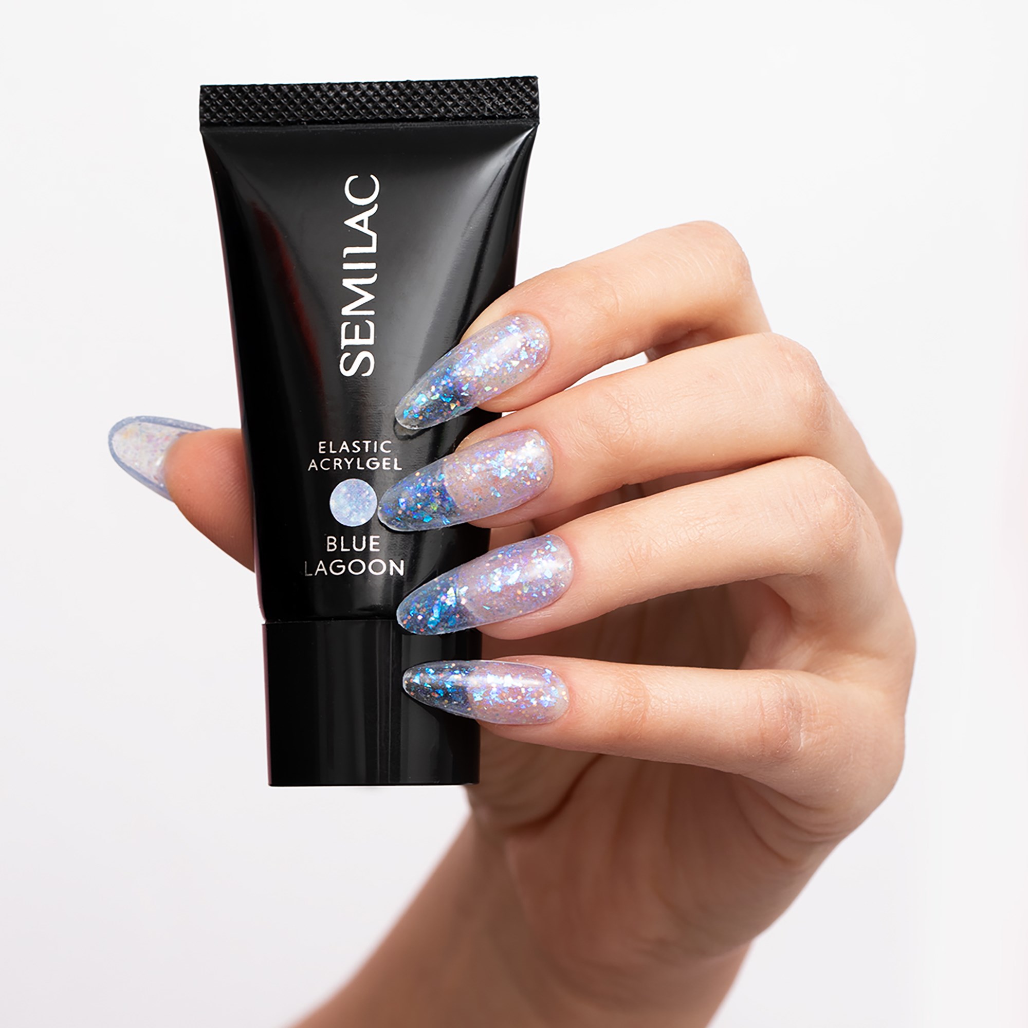 SEMILAC Elastic Acrylgel Blue Lagoon (obrázok 2)