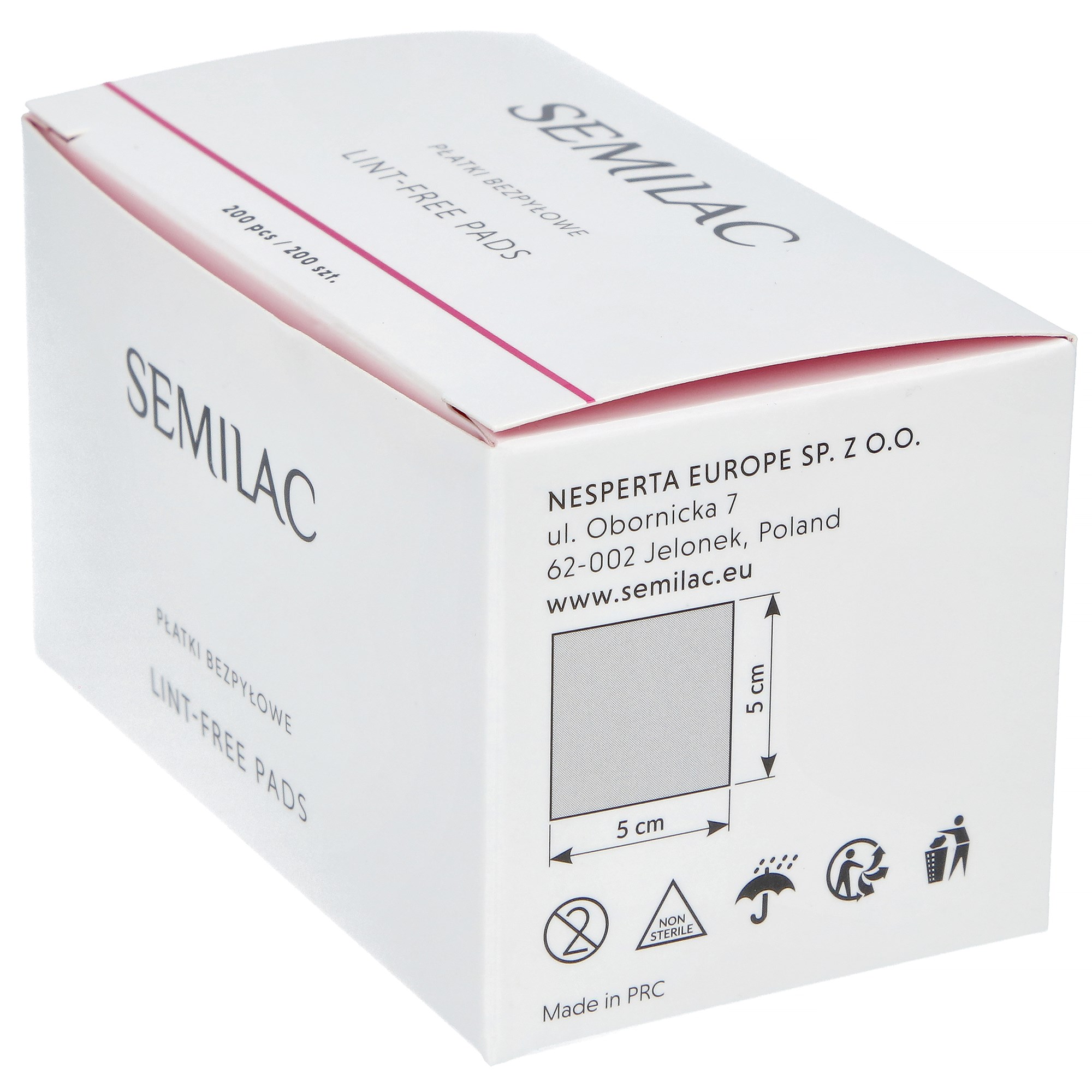 SEMILAC Lint Free Pads (obrázok 3)