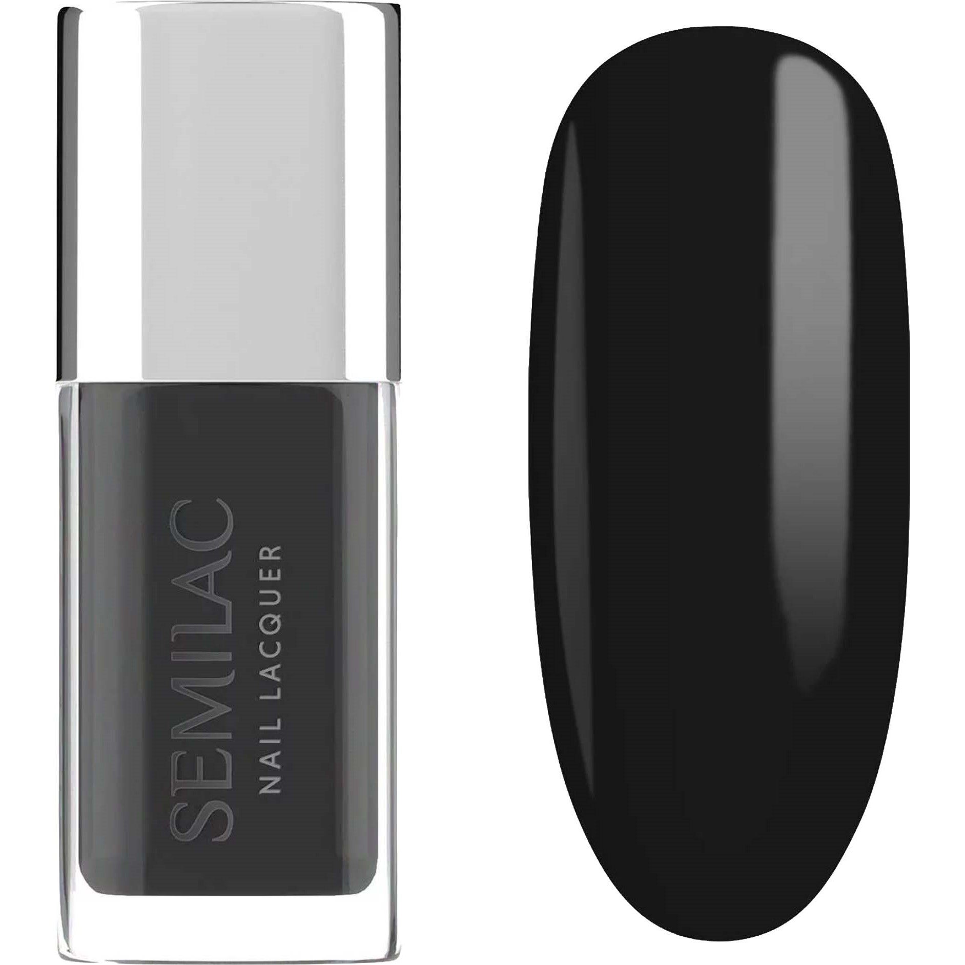 Semilac Nail Lacquer 109 The Black