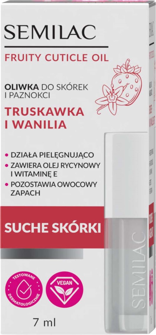 SEMILAC Nail Oil Strawberry Vanilla 7 ml