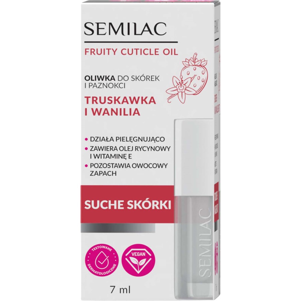 SEMILAC SEMILAC Nail Oil Strawberry Vanilla 7 ml