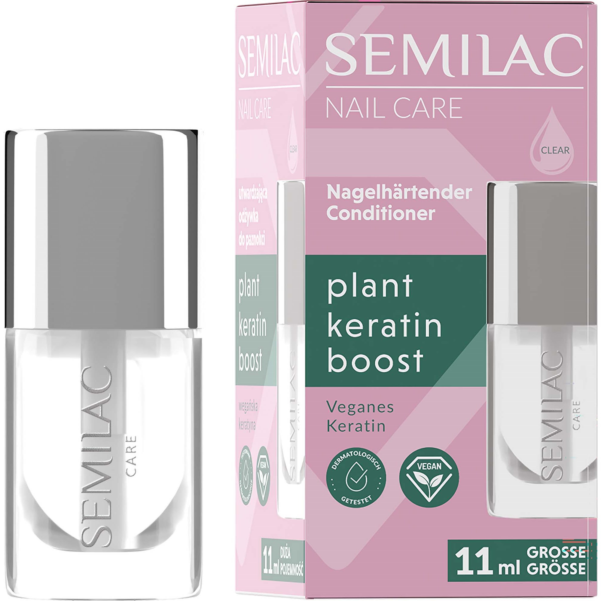 SEMILAC Plant Keratin Boost Nail Hardening Conditioner 11 ml