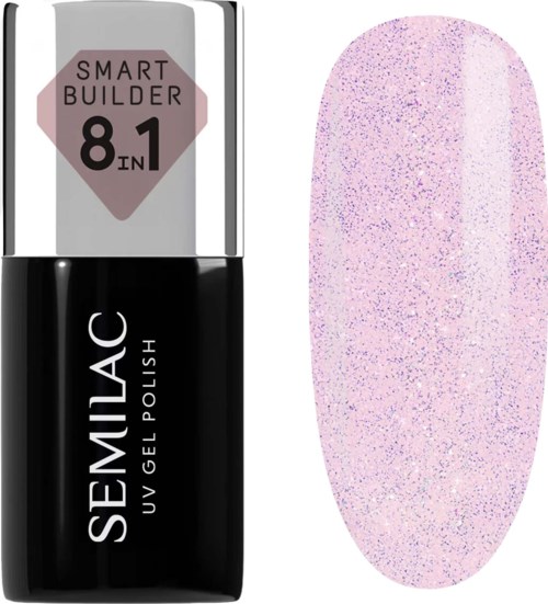 SEMILAC Smart Builder 806 Glitter Delicate Pink