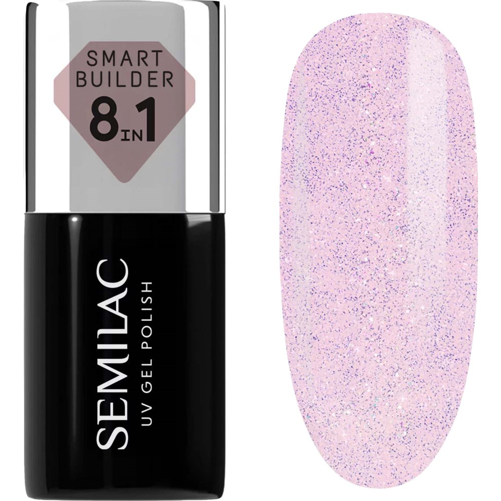 SEMILAC SEMILAC Smart Builder 806 Glitter Delicate Pink