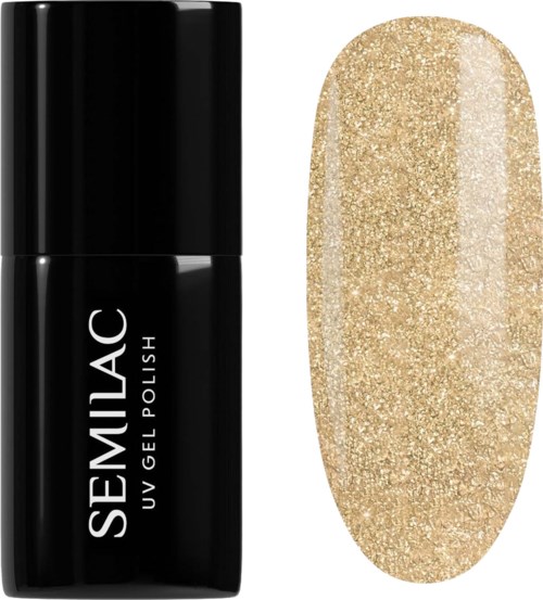 SEMILAC UV Gel Polish 037 Gold Disco