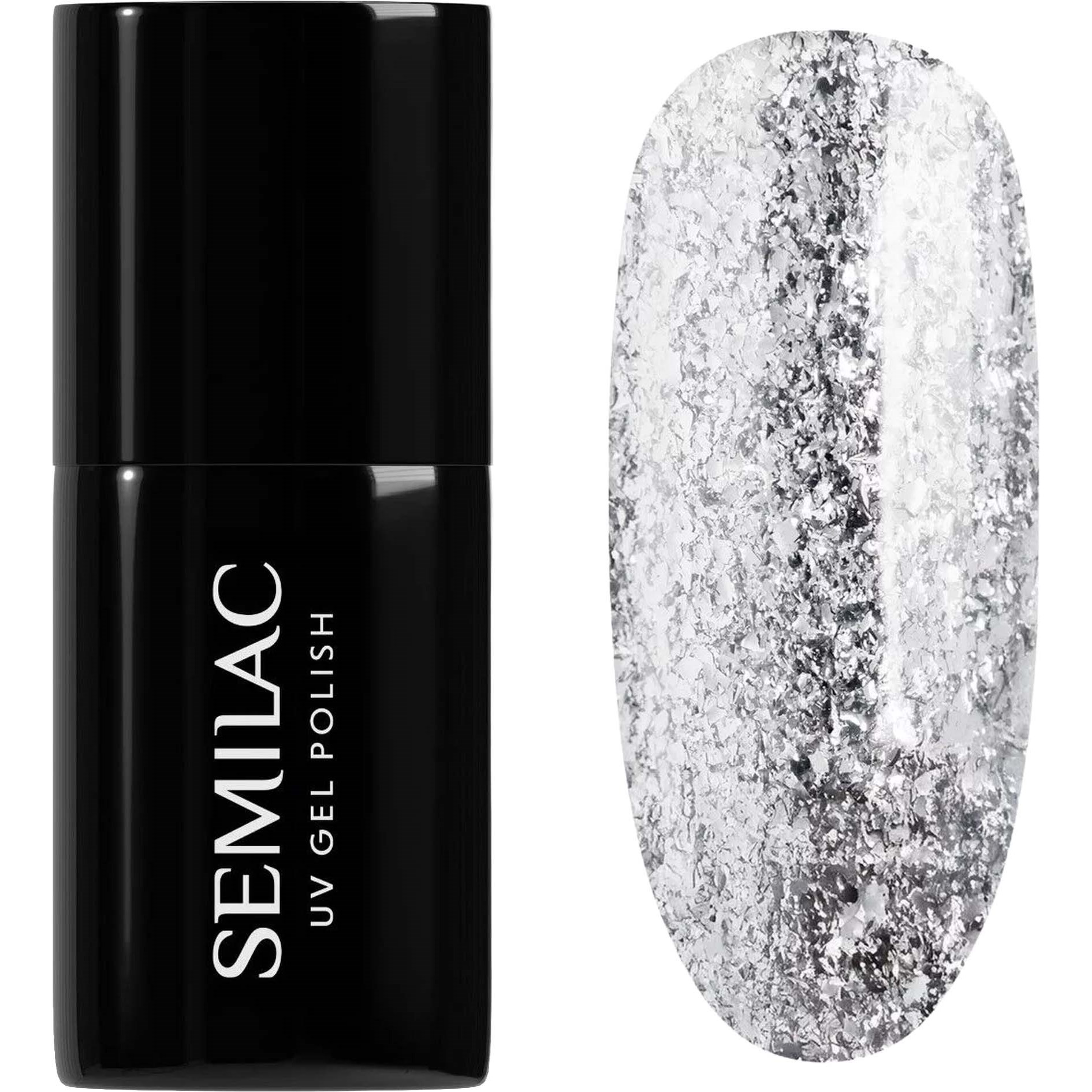 Semilac UV Gel Polish 292 Silver Shimmer